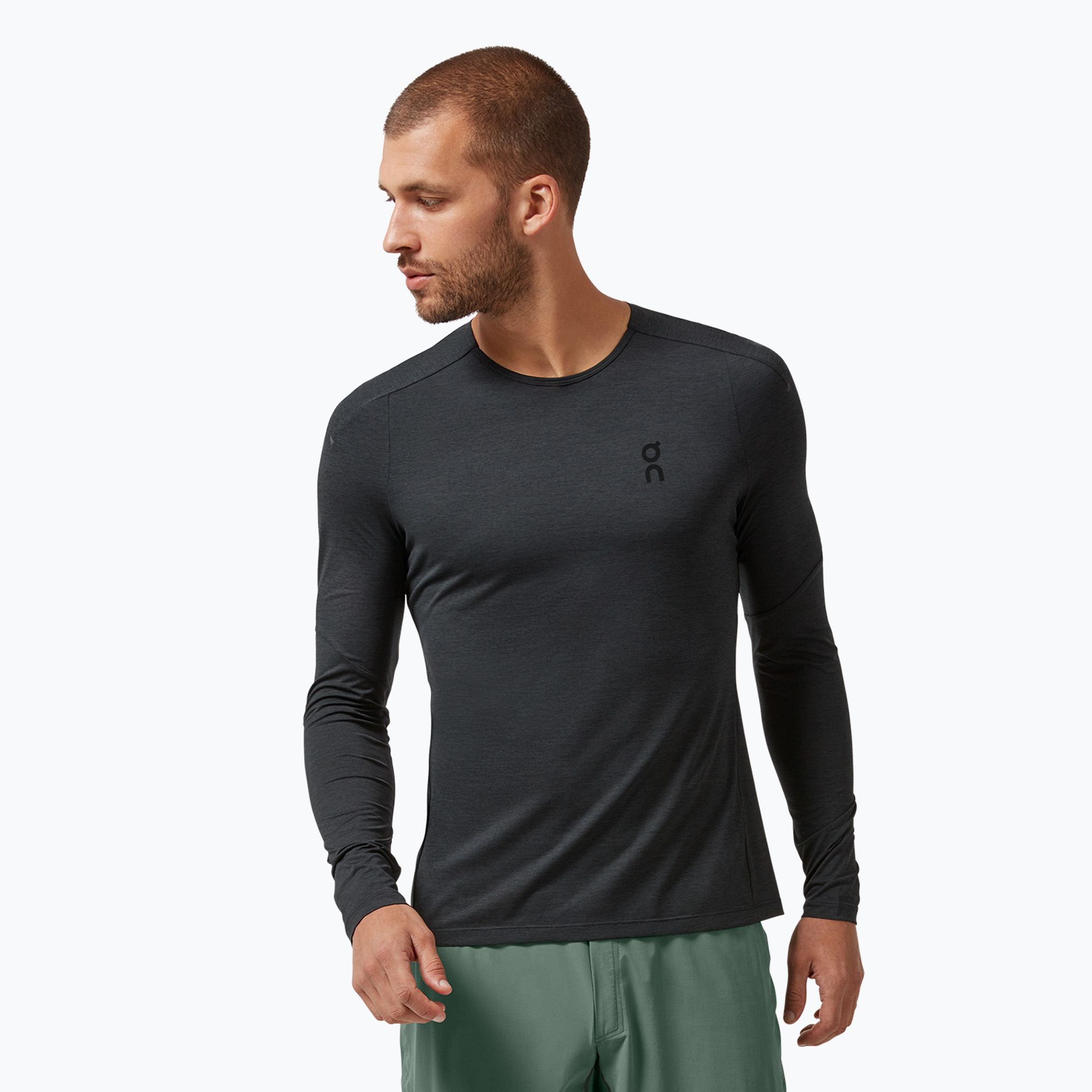Longsleeve do biegania męski On Running Performance Long black | WYSYŁKA W 24H | 30 DNI NA ZWROT