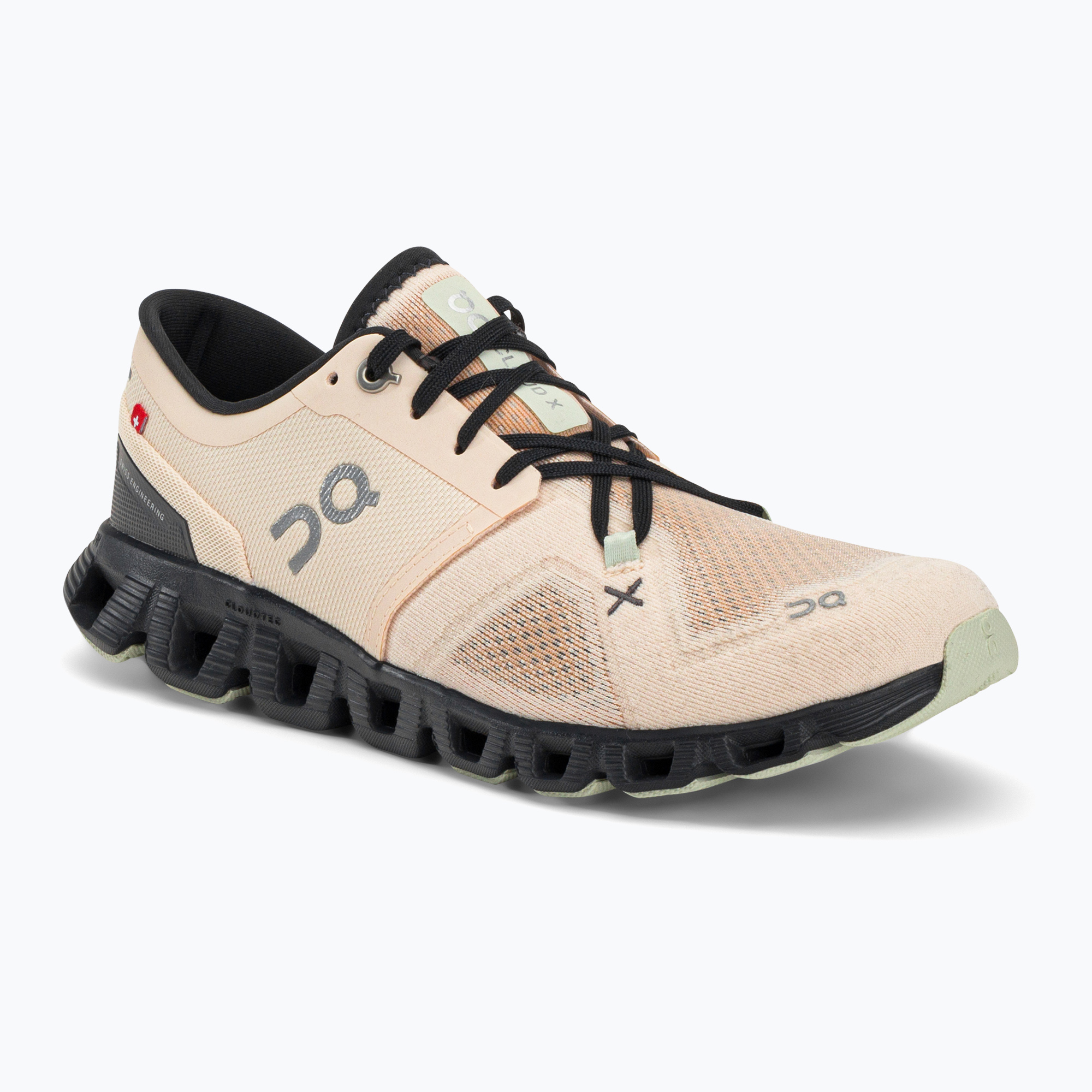 Buty do biegania damskie On Running Cloud X 3 fawn/magnet | WYSYŁKA W 24H | 30 DNI NA ZWROT