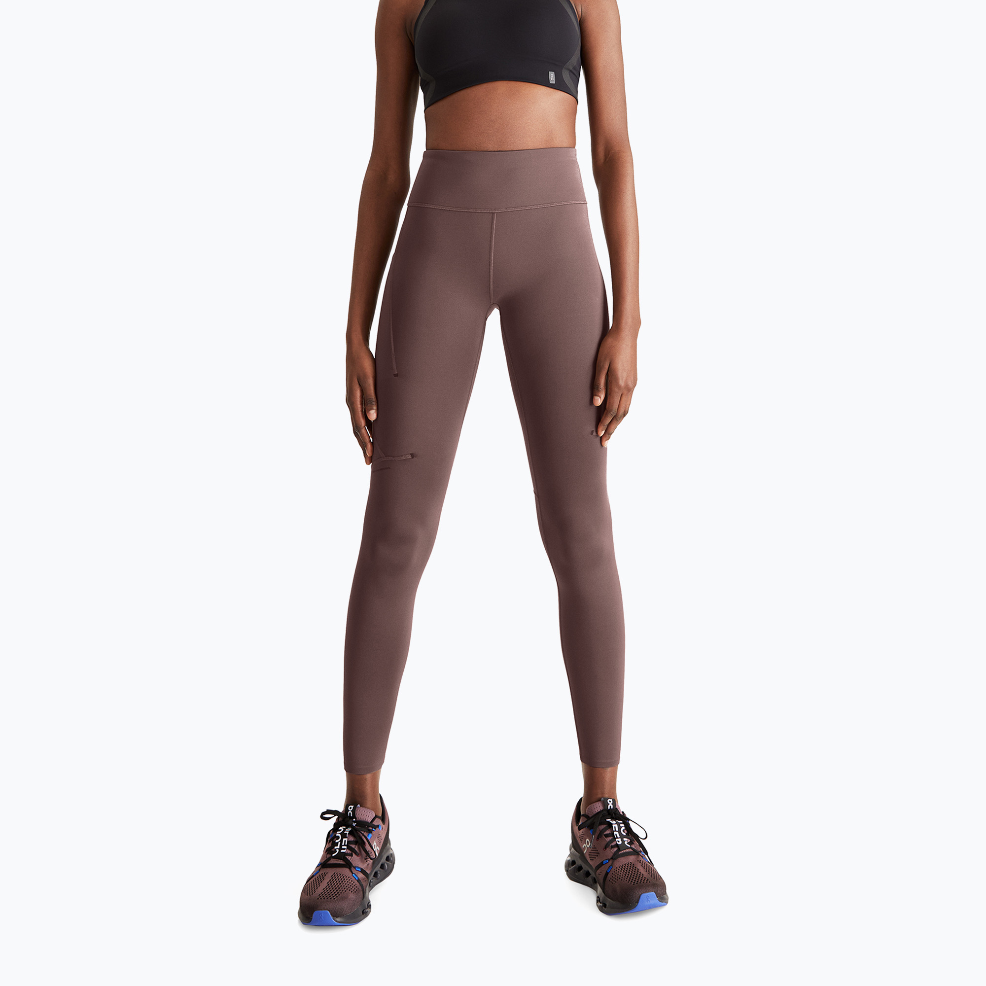 Legginsy do biegania damskie On Running Performance Winter grape | WYSYŁKA W 24H | 30 DNI NA ZWROT