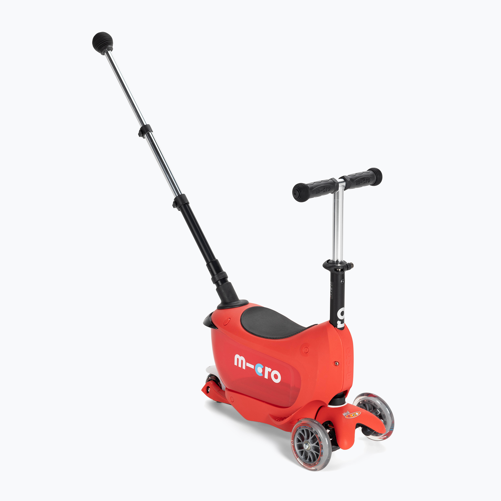 Hulajnoga trójkołowa dziecięca Micro Mini2go Deluxe Plus red | WYSYŁKA W 24H | 30 DNI NA ZWROT