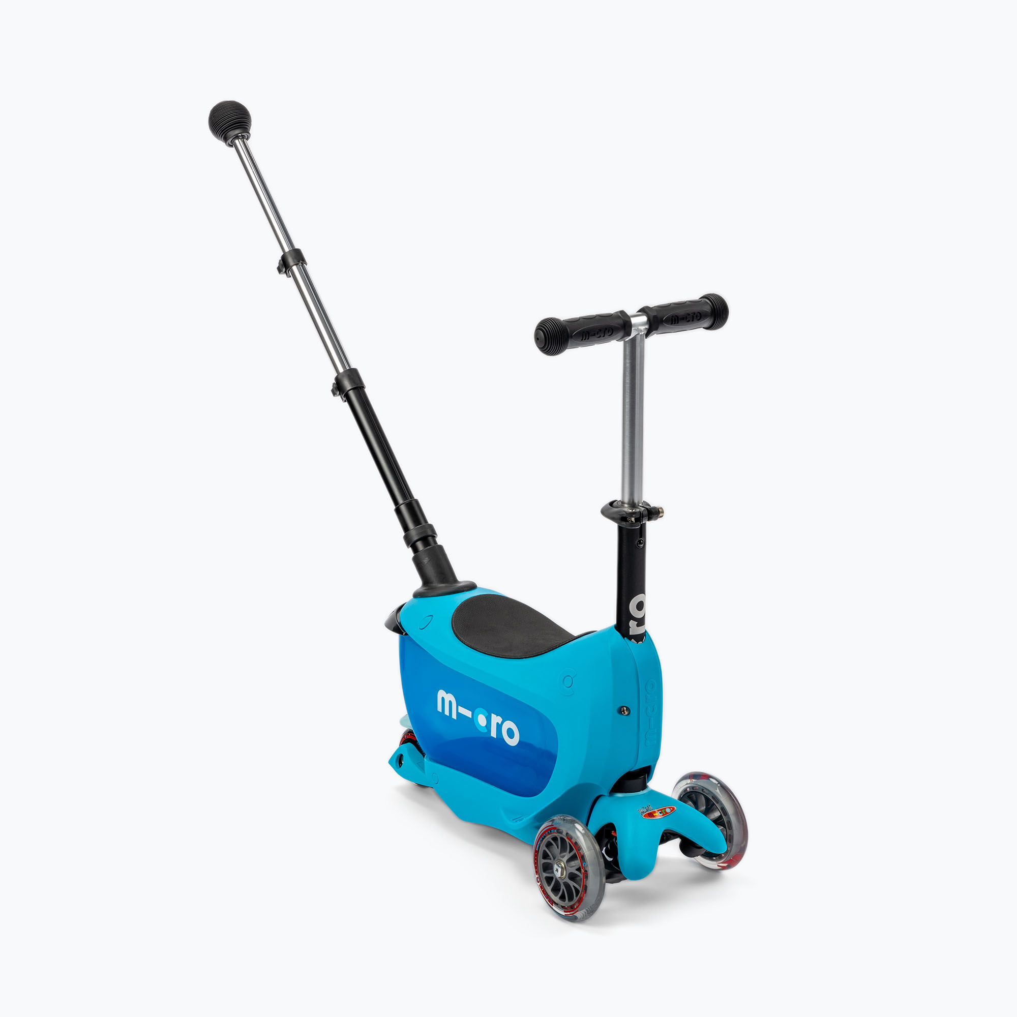 Hulajnoga trójkołowa dziecięca Micro Mini2go Deluxe Plus blue | WYSYŁKA W 24H | 30 DNI NA ZWROT