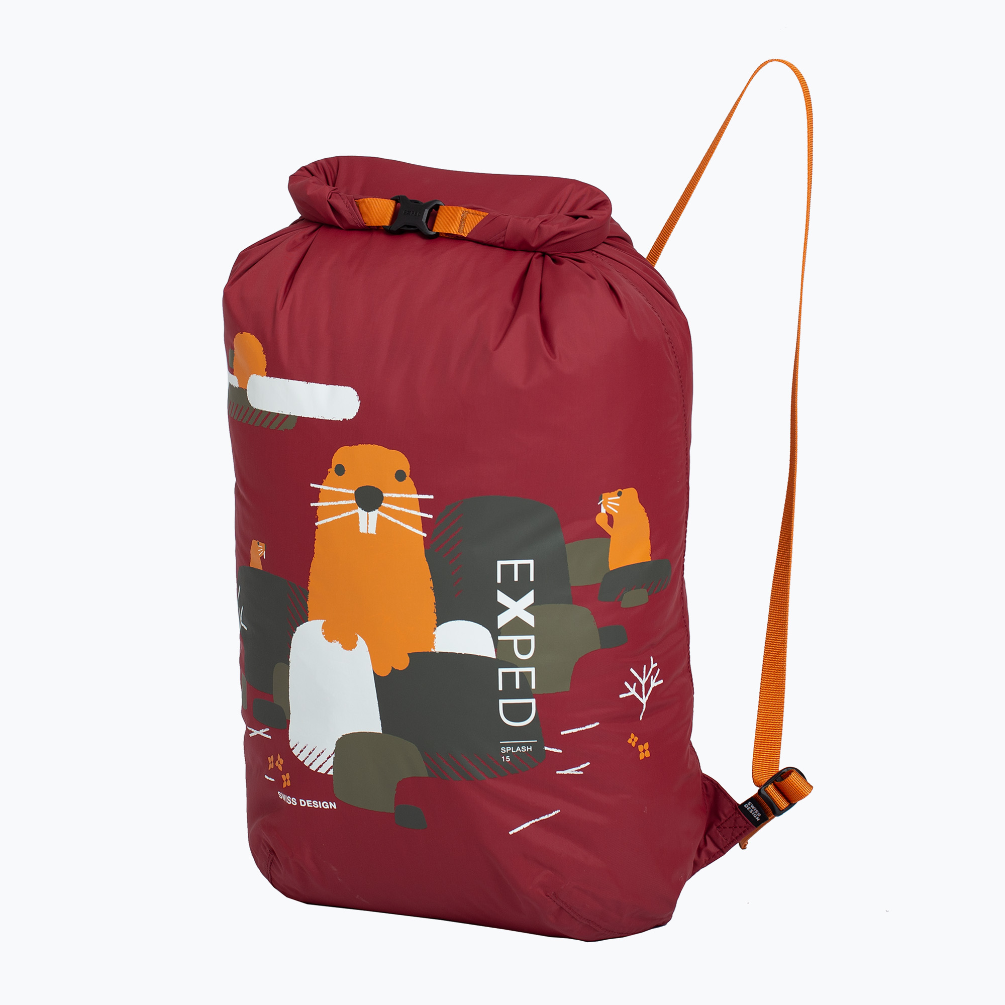Plecak wodoodporny Exped Splash 15 l burgundy 