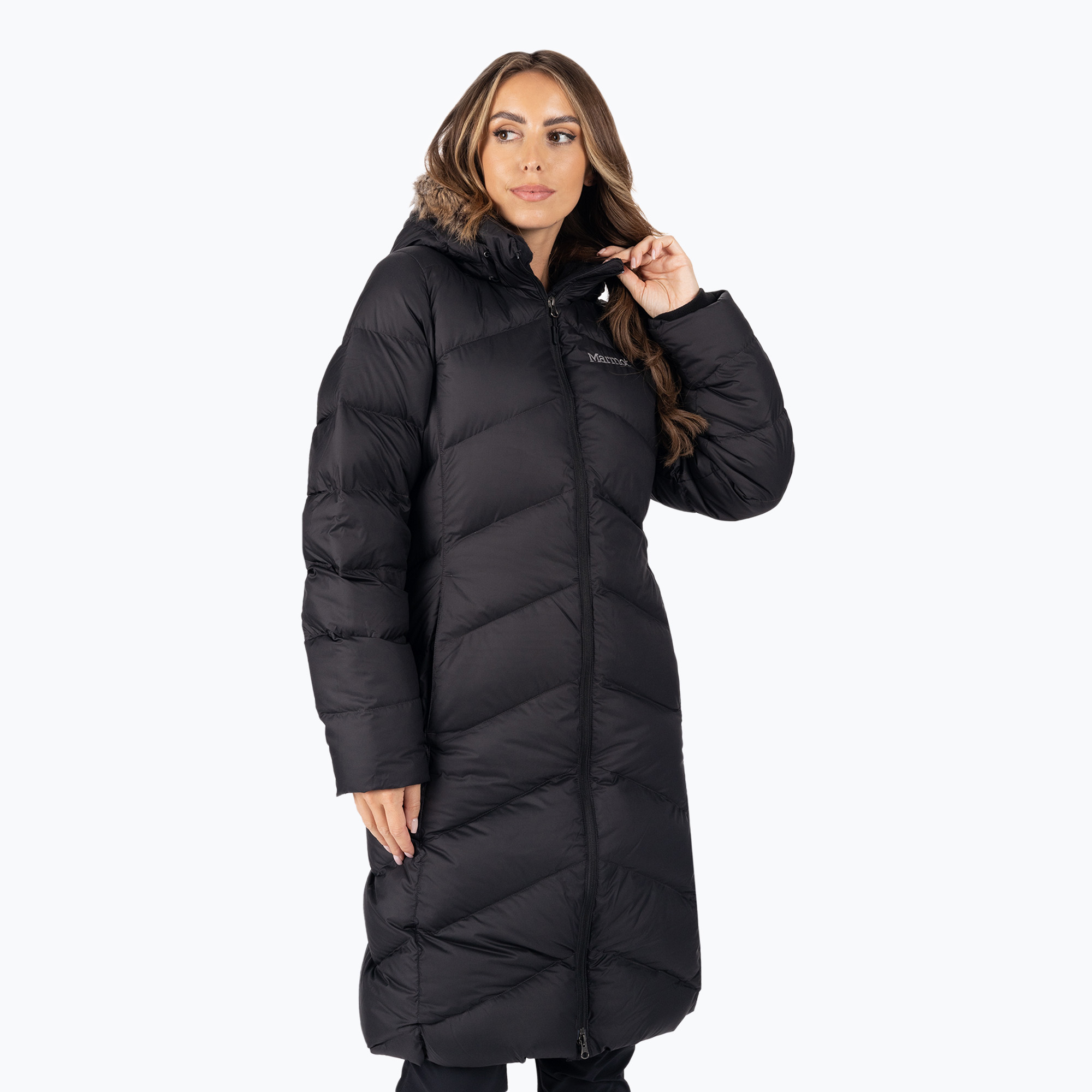 Płaszcz puchowy damski Marmot Montreaux Coat black | WYSYŁKA W 24H | 30 DNI NA ZWROT