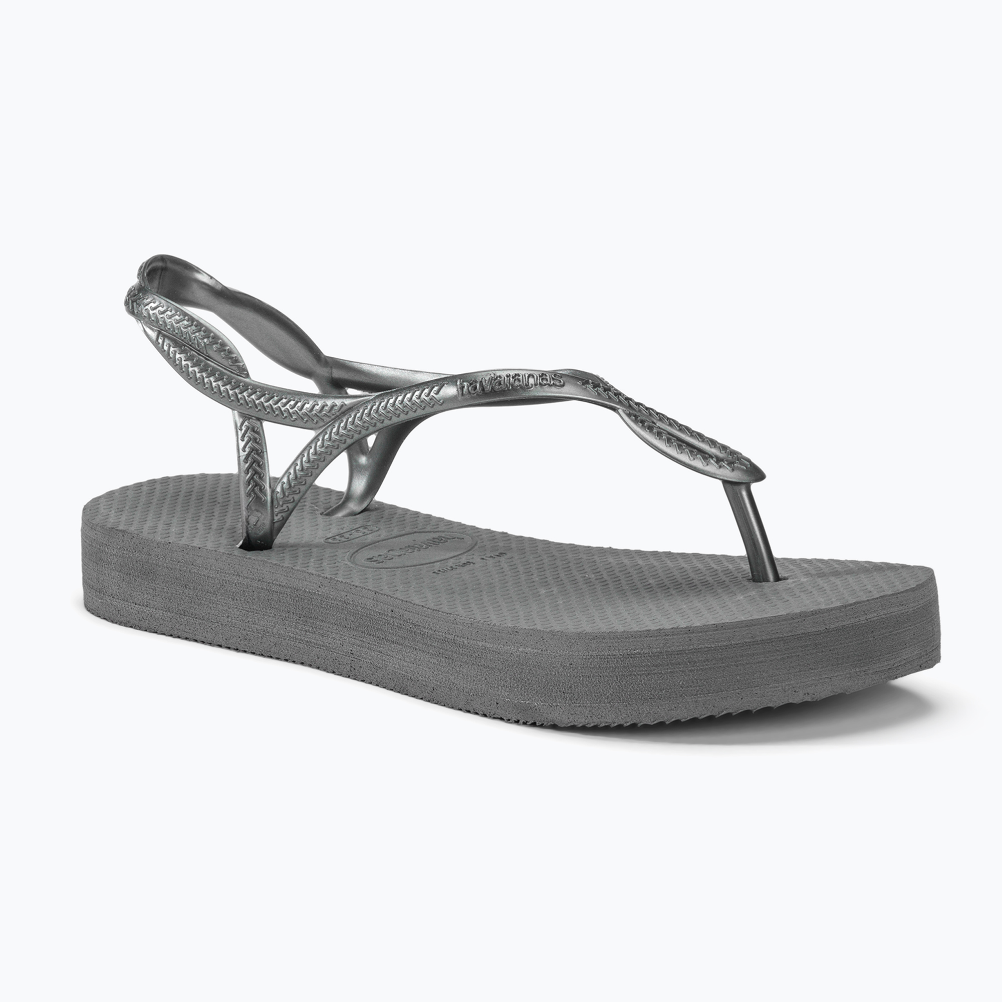 Sandały damskie Havaianas Luna Flatform grey steel | WYSYŁKA W 24H | 30 DNI NA ZWROT