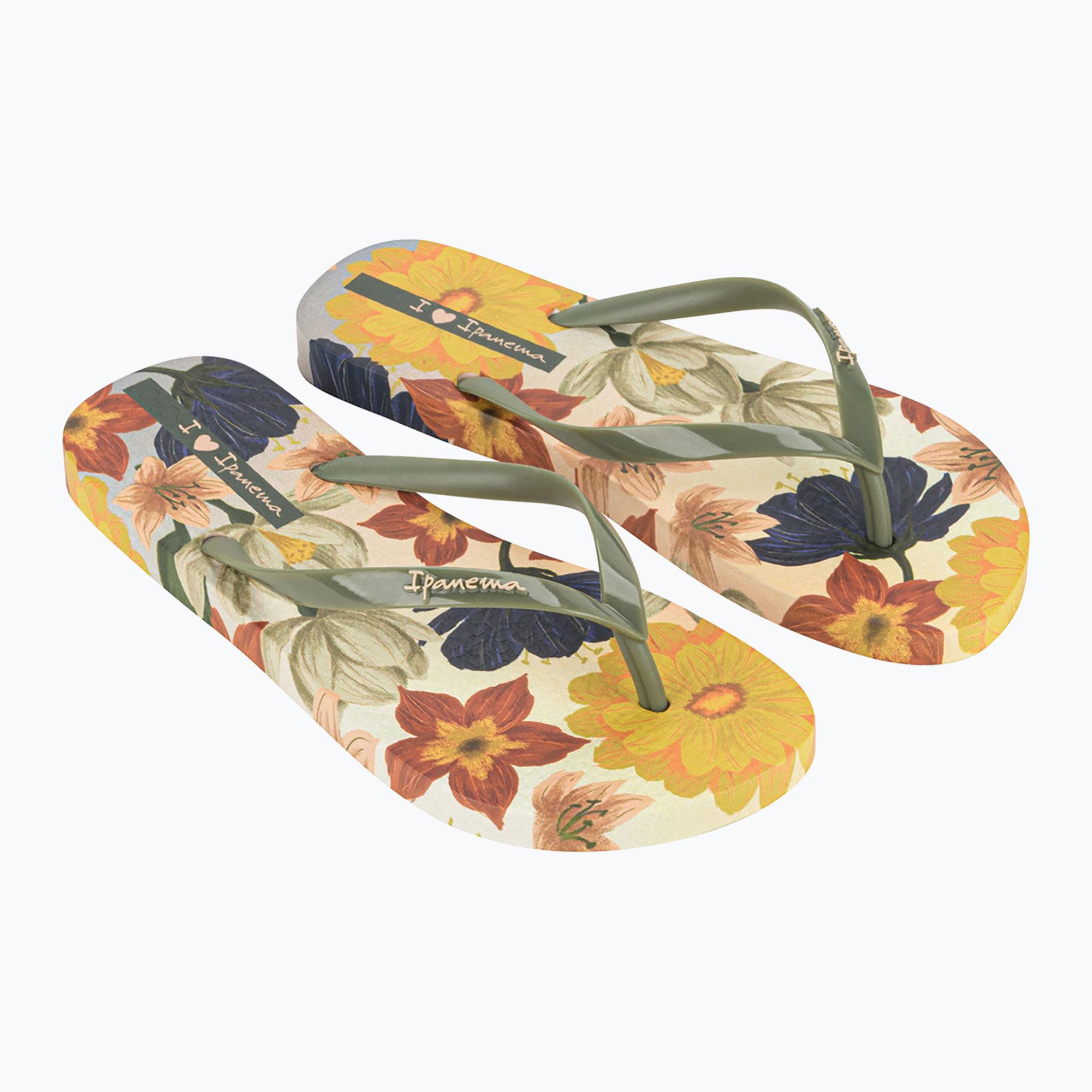 Klapki damskie Ipanema Verao Tropical beige/green 