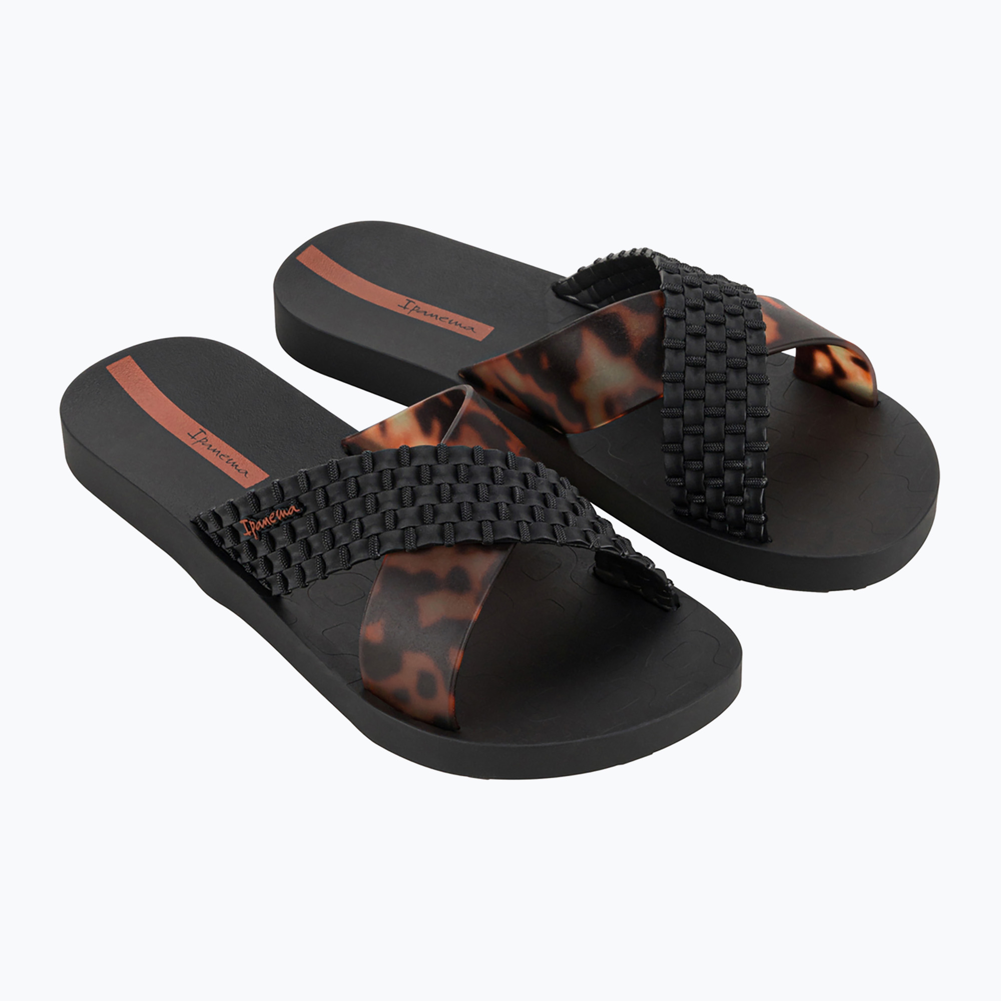 Klapki damskie Ipanema Sense Slide black/tortoiseshell | WYSYŁKA W 24H | 30 DNI NA ZWROT