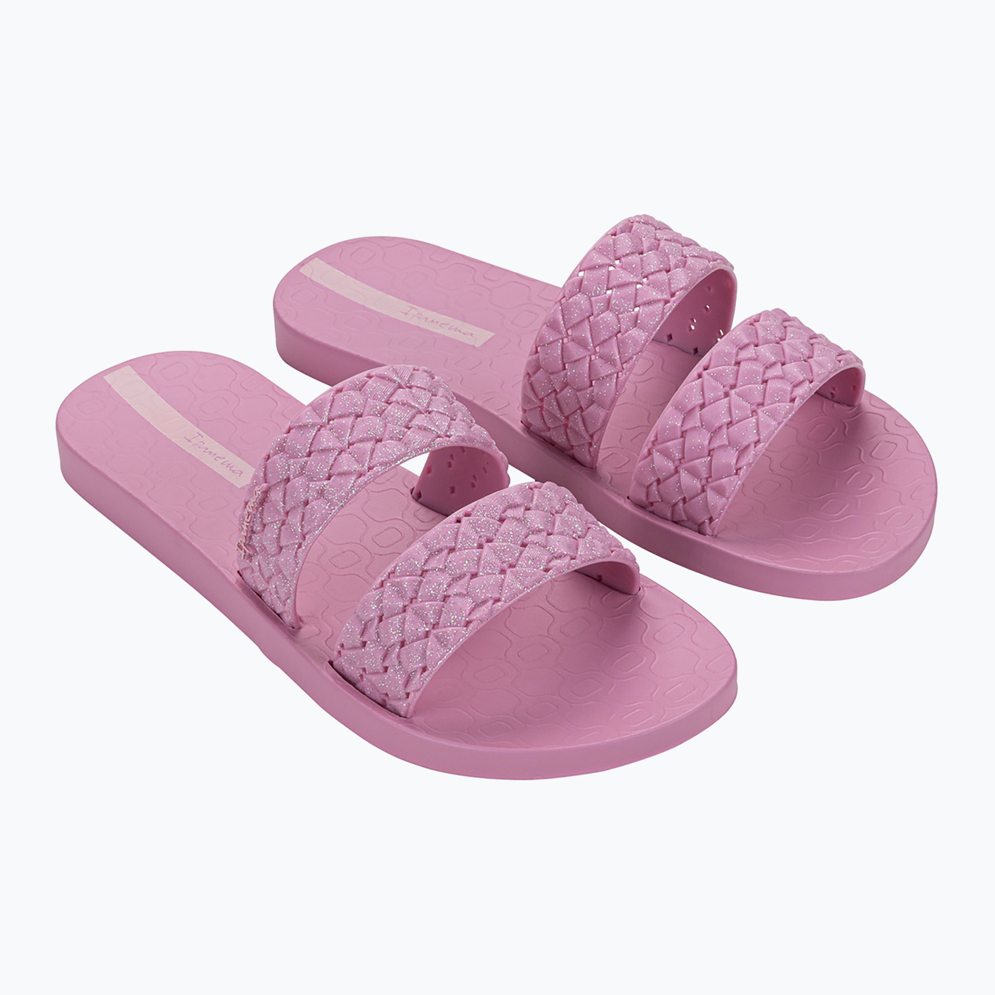 Klapki damskie Ipanema Renda II pink/pink/glitter pink 