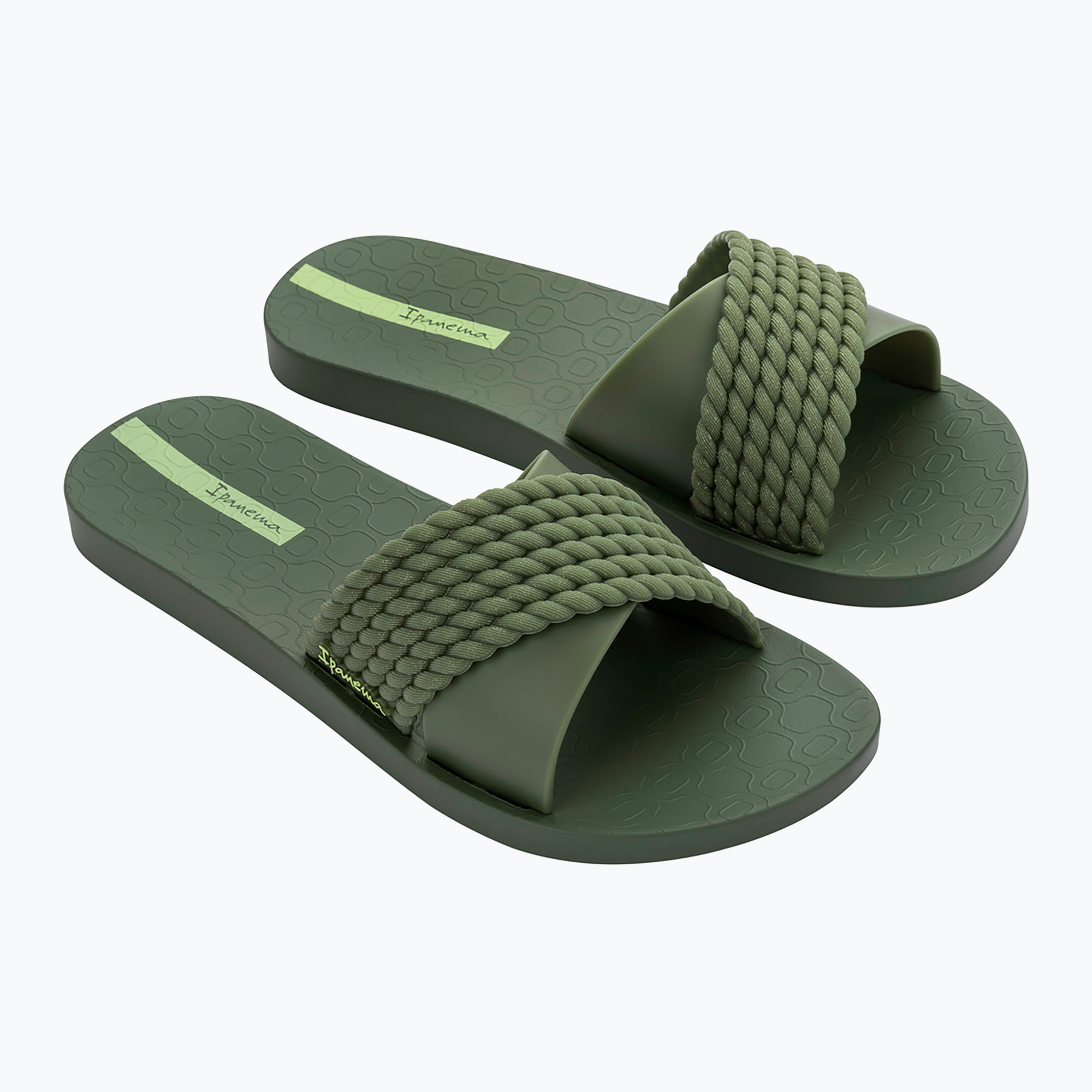 Klapki damskie Ipanema Street II dark green /green 