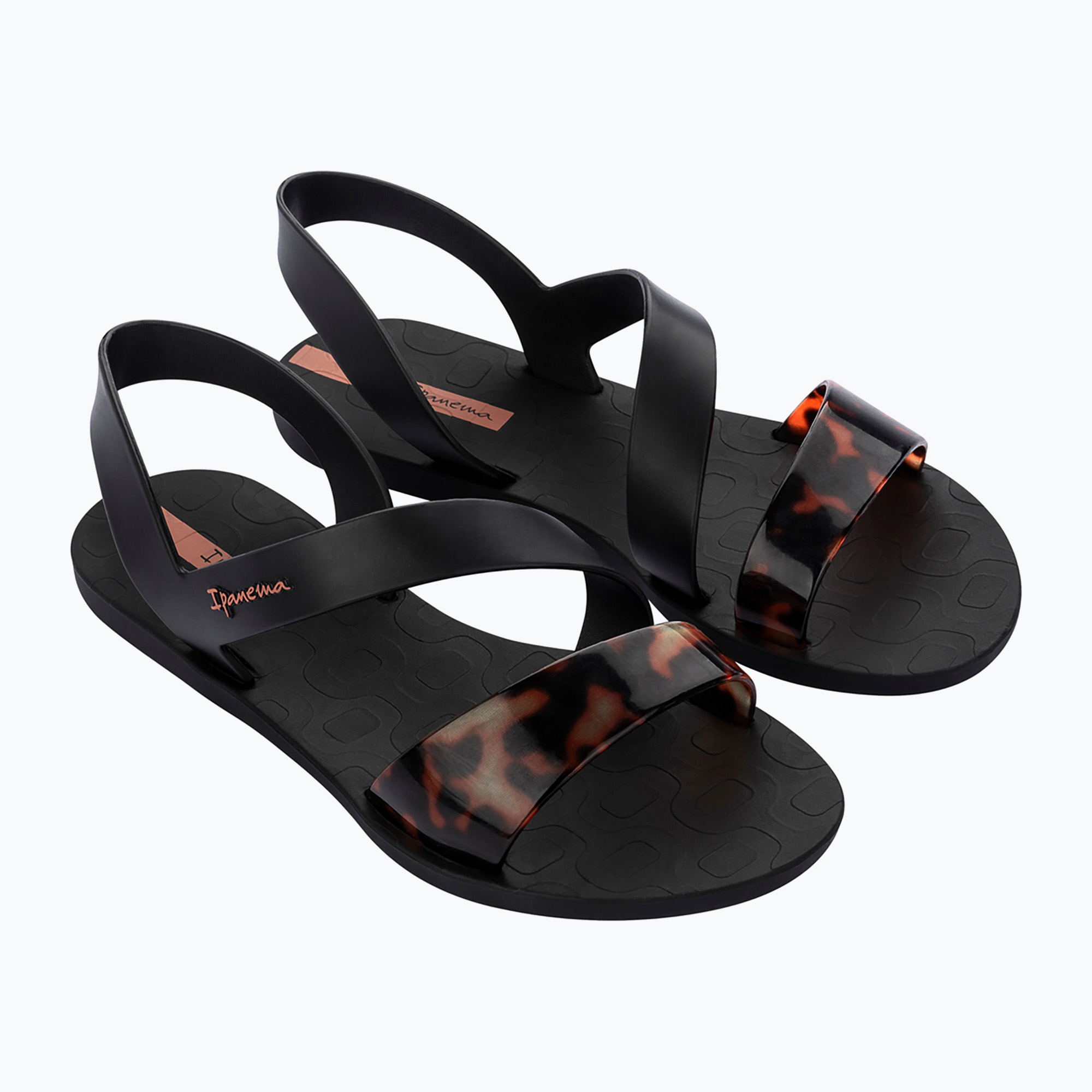 Sandały damskie Ipanema Vibe black/turtle/pink | WYSYŁKA W 24H | 30 DNI NA ZWROT