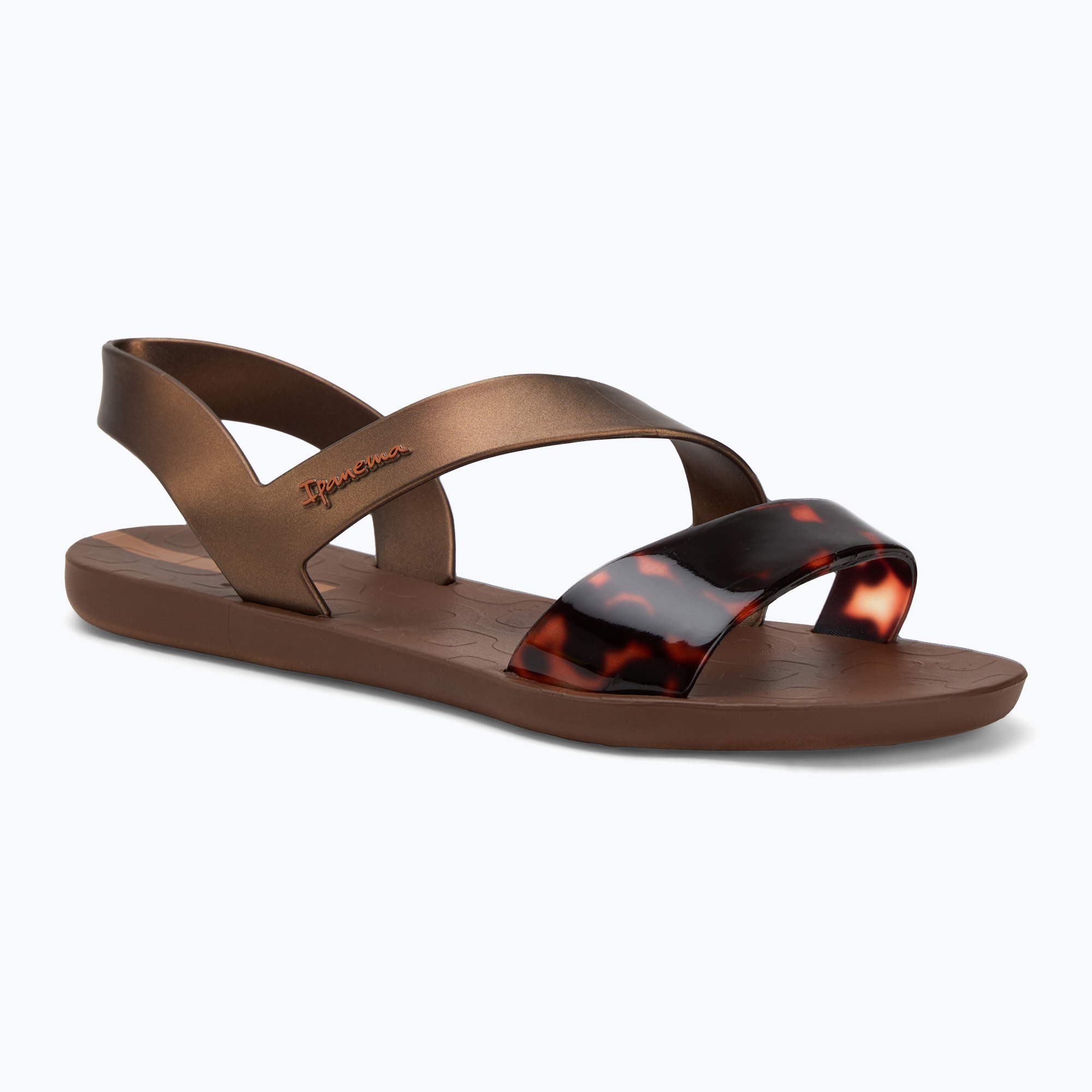 Sandały damskie Ipanema Vibe brown/turtle/orange 