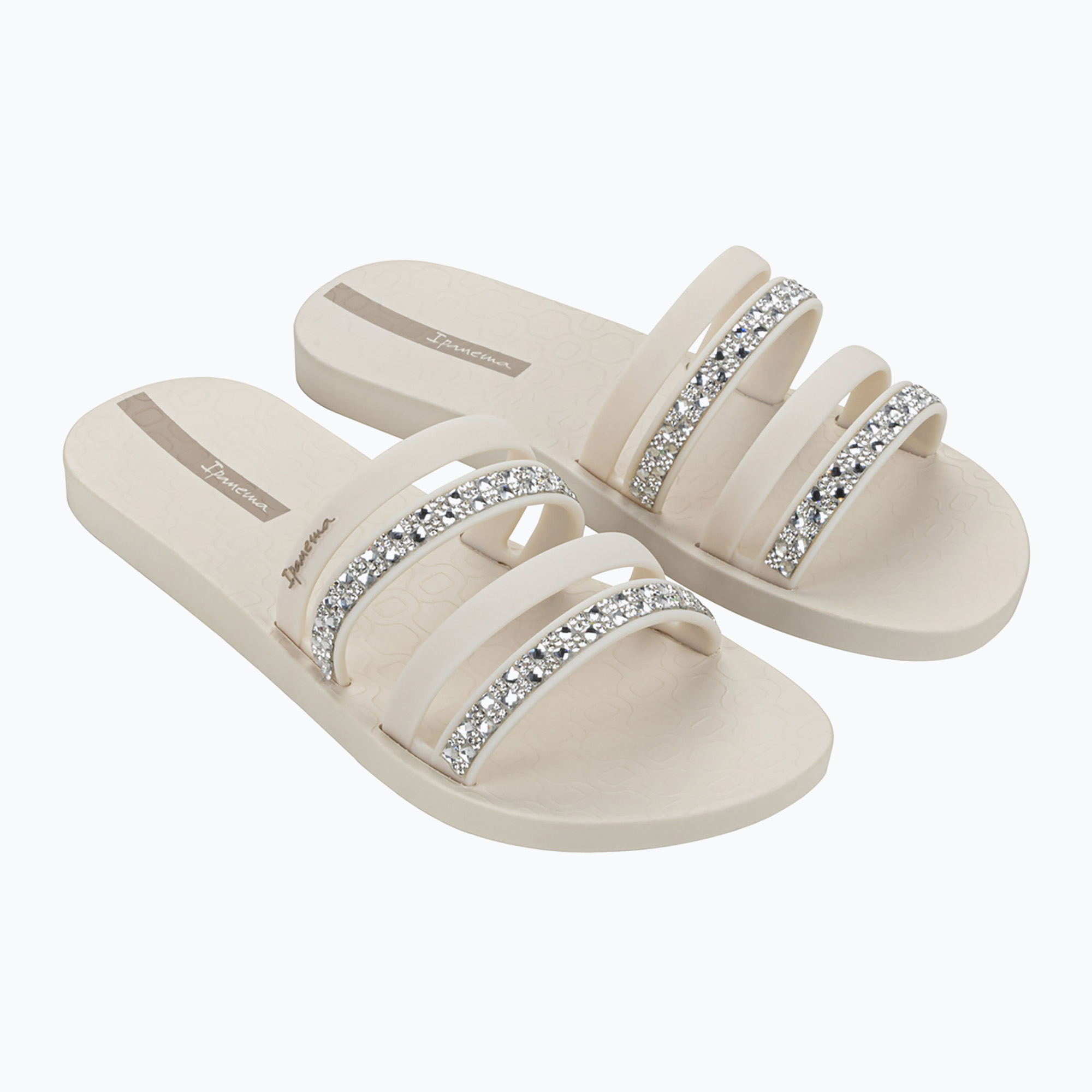Klapki damskie Ipanema Chic Slide beige/beige 