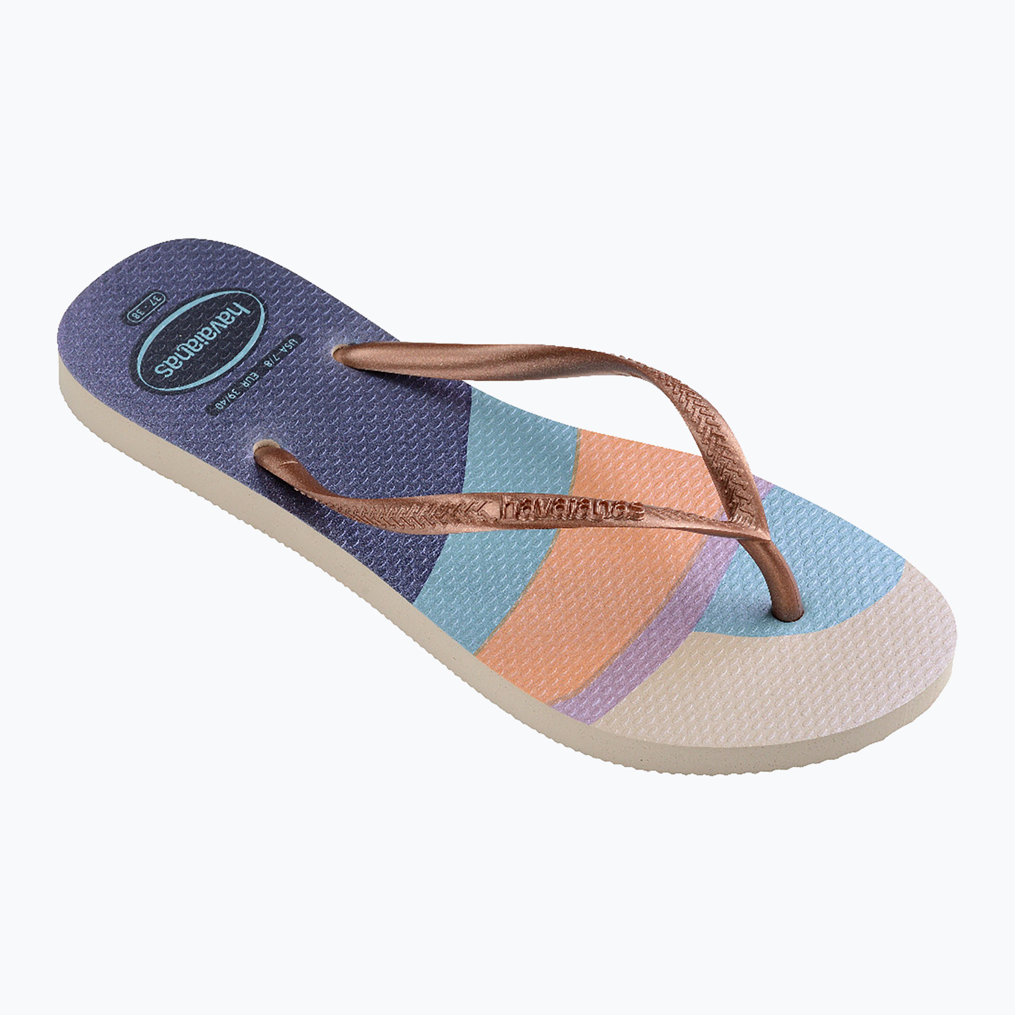 Japonki damskie Havaianas Slim Palette Glow beige 