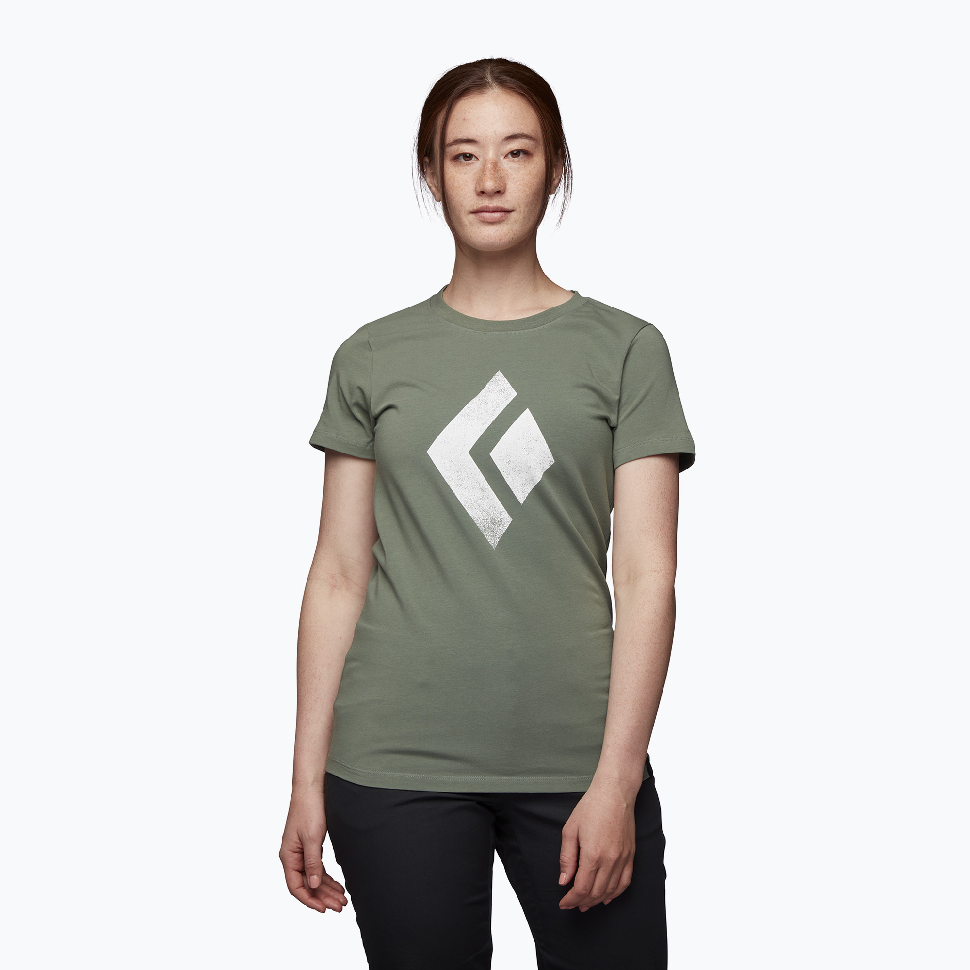 Koszulka wspinaczkowa damska Black Diamond Chalked Up laurel green | WYSYŁKA W 24H | 30 DNI NA ZWROT