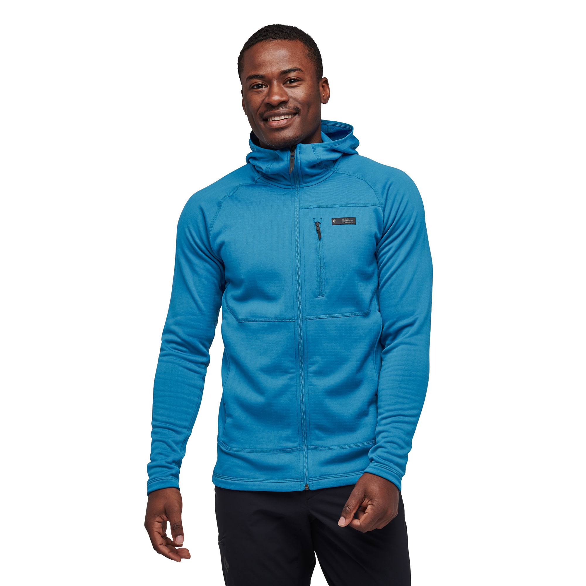 Bluza trekkingowa męska Black Diamond Factor Hoody kingfisher | WYSYŁKA W 24H | 30 DNI NA ZWROT