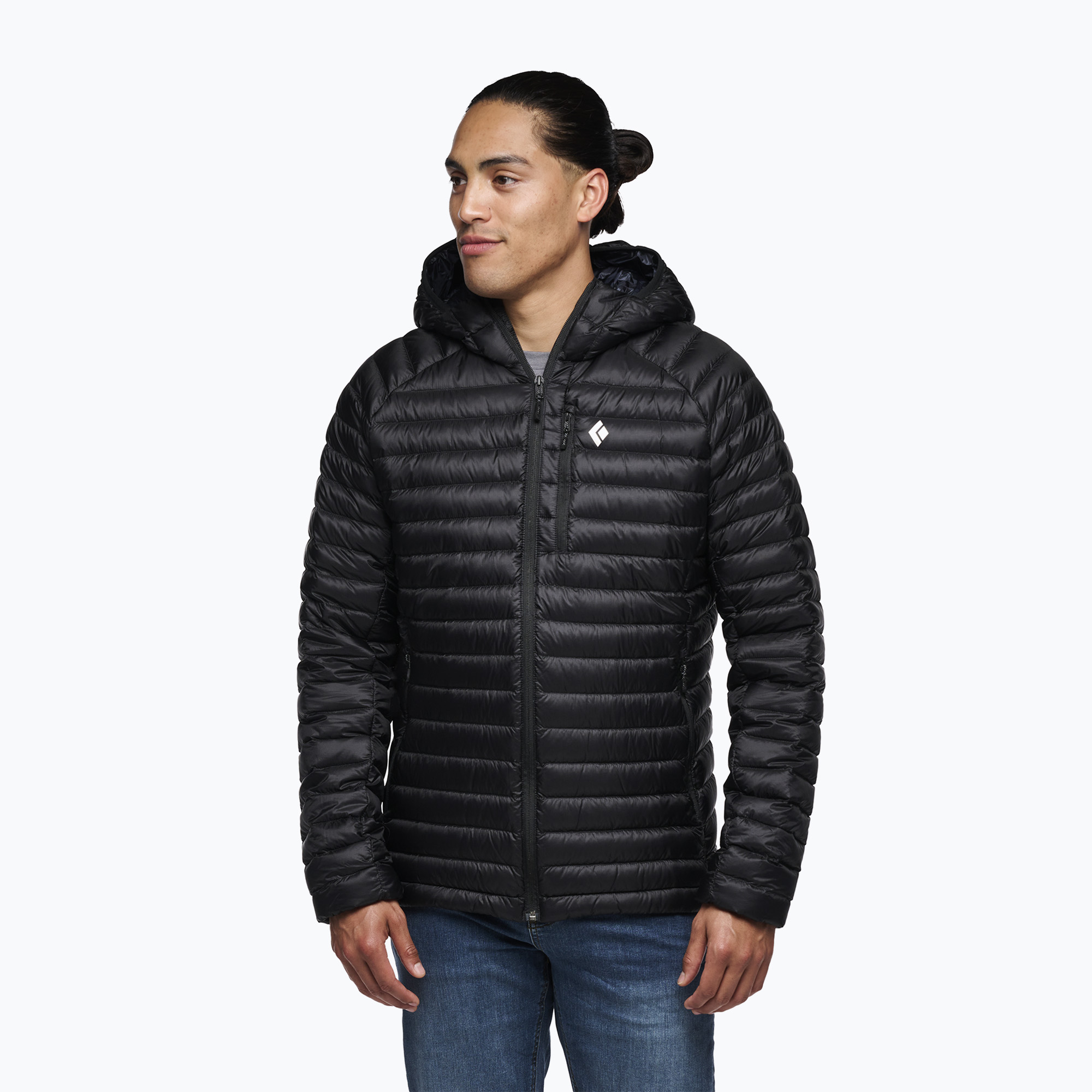 Kurtka puchowa męska Black Diamond Approach Down Hoody black | WYSYŁKA W 24H | 30 DNI NA ZWROT
