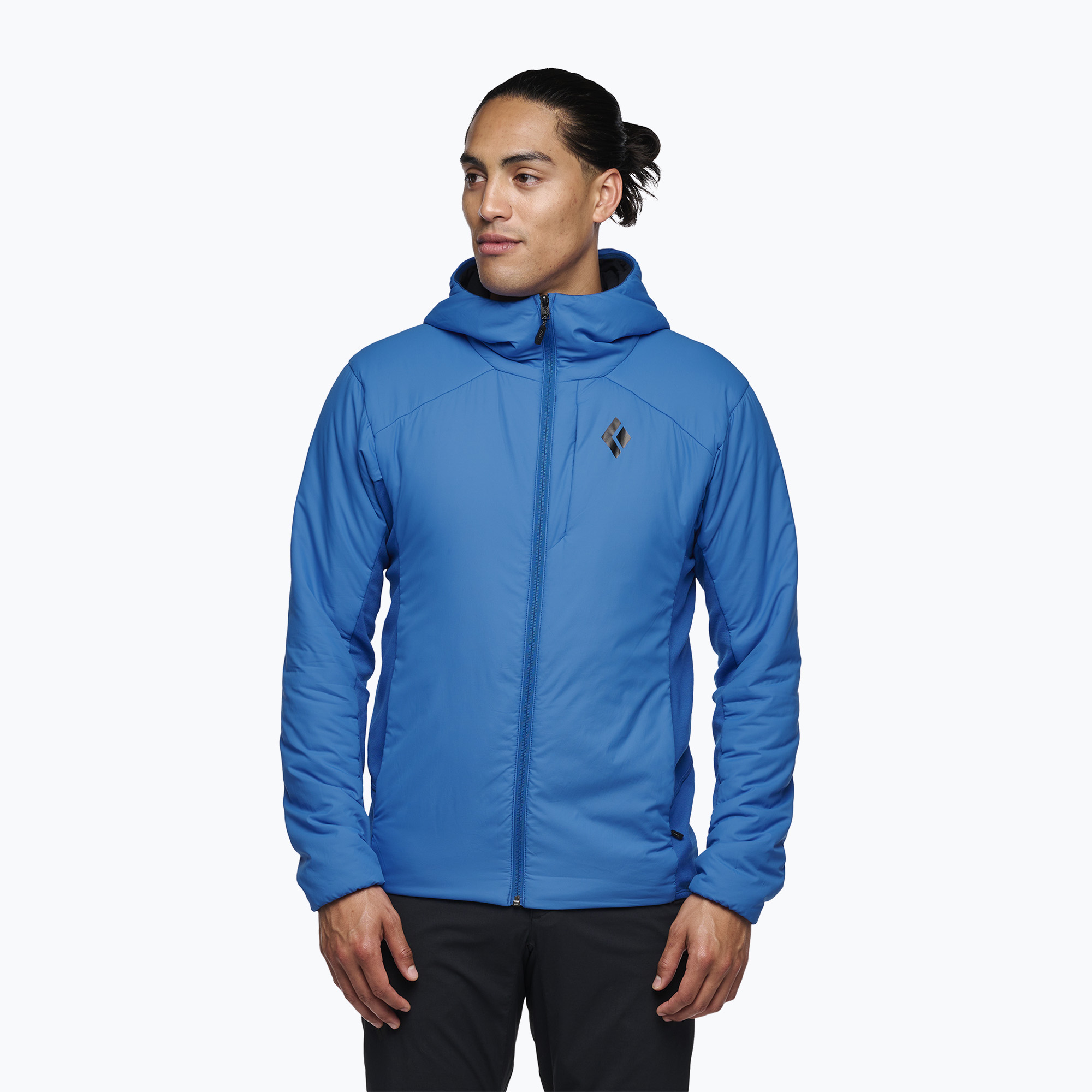 Kurtka hybrydowa męska Black Diamond First Light Hybrid Hoody drifter blue 