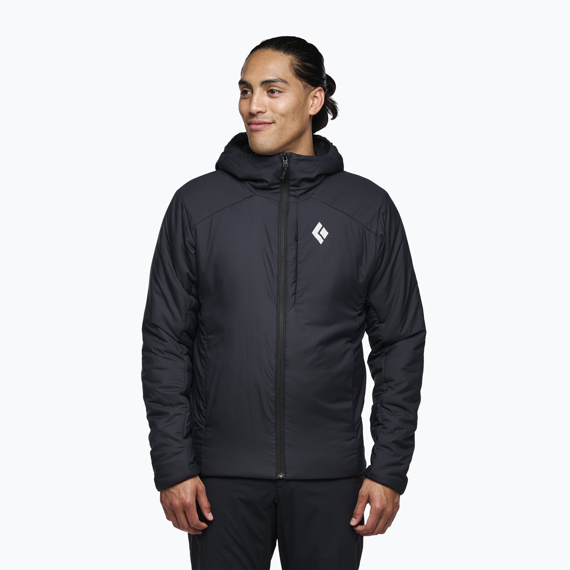 Kurtka hybrydowa męska Black Diamond First Light Stretch Hoody black | WYSYŁKA W 24H | 30 DNI NA ZWROT