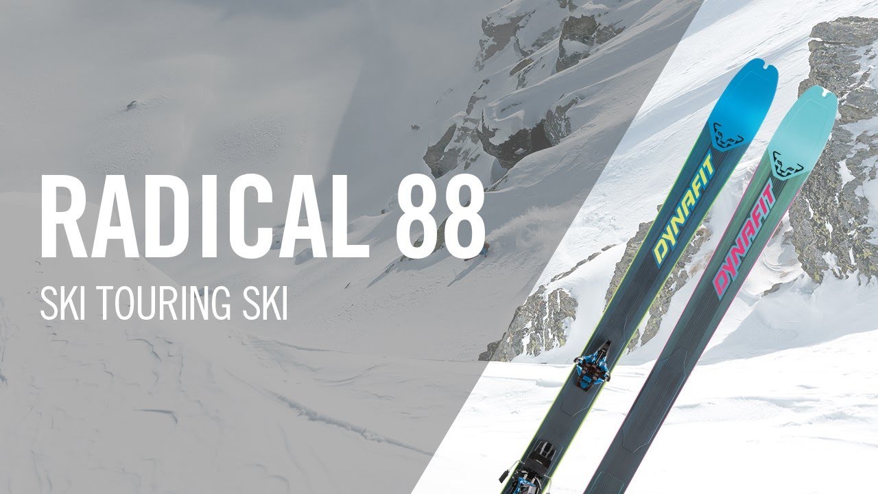 Zestaw skiturowy damski DYNAFIT Radical 88 W Ski Set reef/flamingo