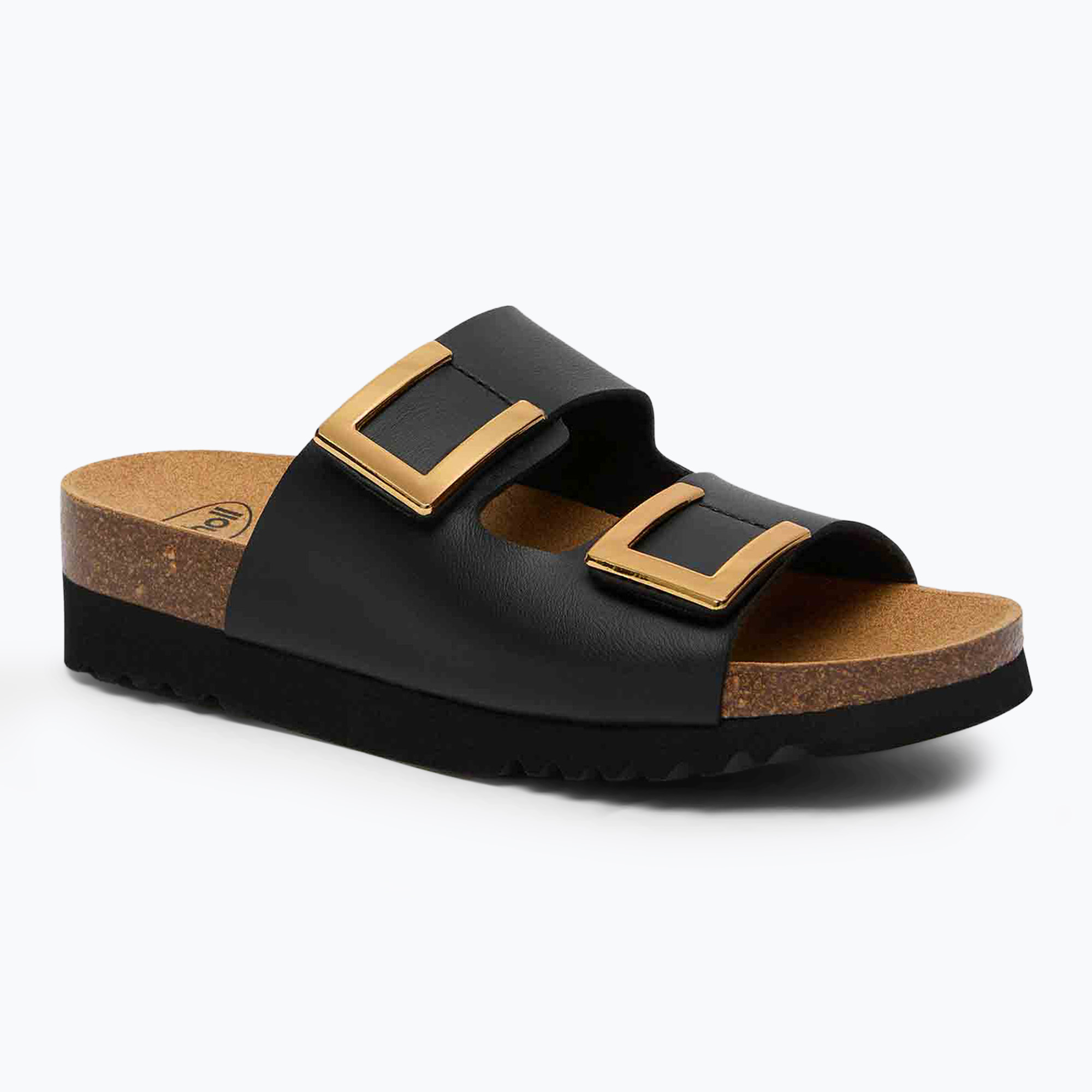 Klapki damskie Scholl Monterey 2 Straps Ad Med black 