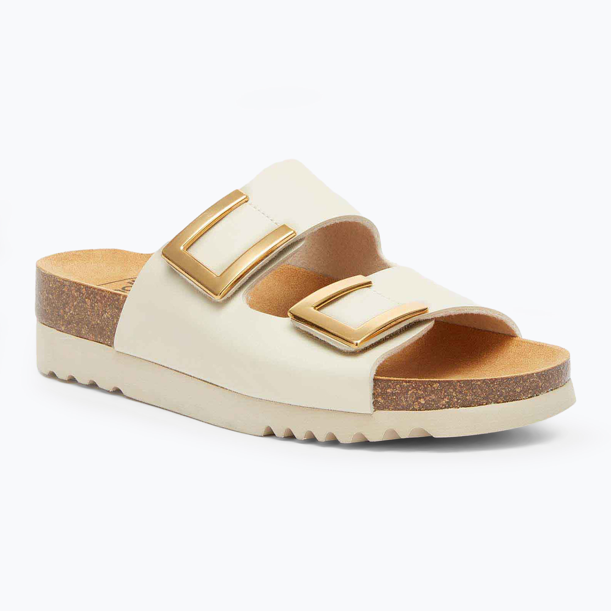 Klapki damskie Scholl Monterey 2 Straps Ad Med ivory 