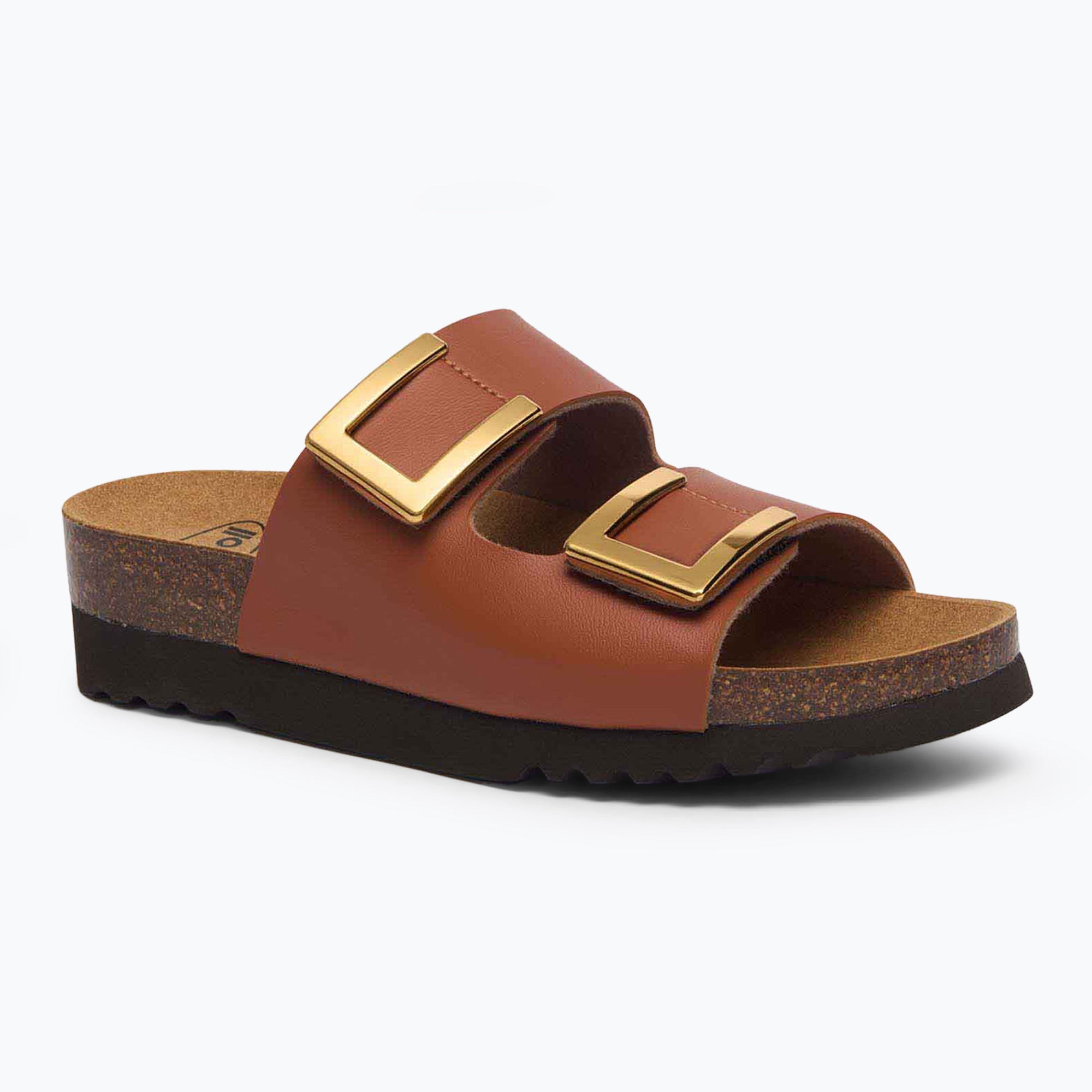 Klapki damskie Scholl Monterey 2 Straps Ad Med camel 