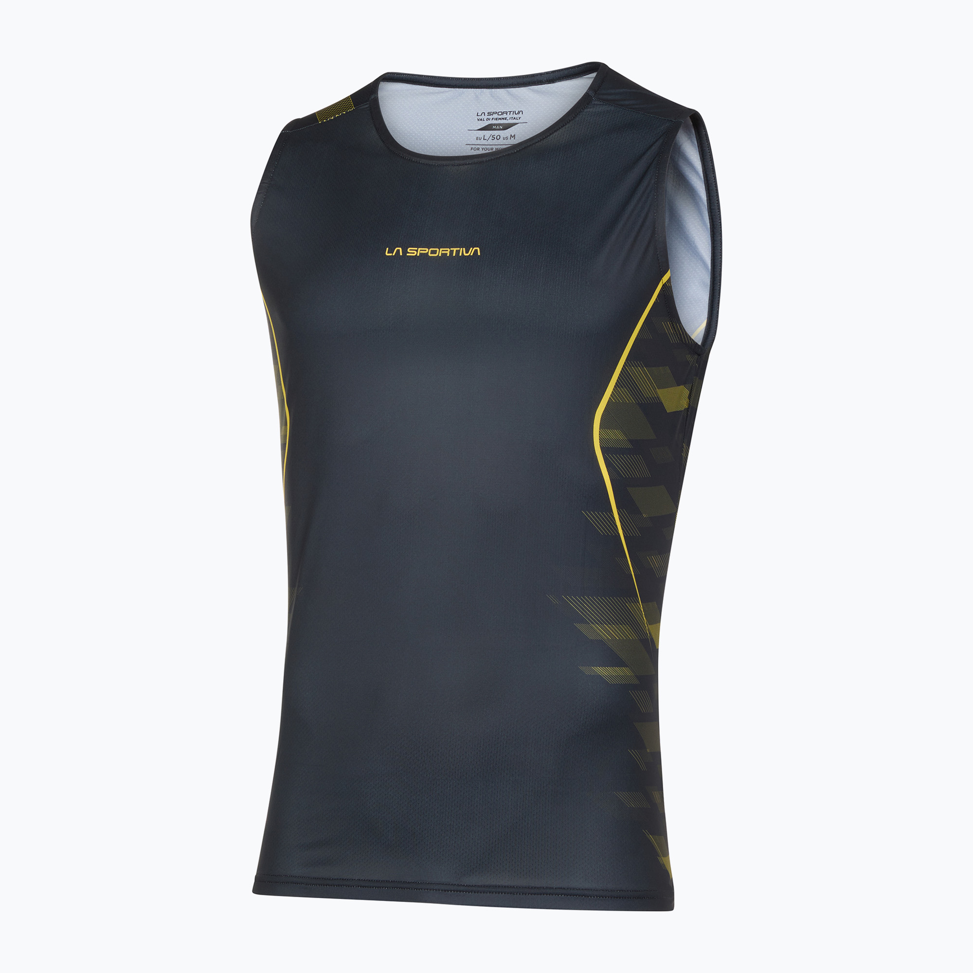 Tank top do biegania męski La Sportiva Pacer Tank black/yellow | WYSYŁKA W 24H | 30 DNI NA ZWROT