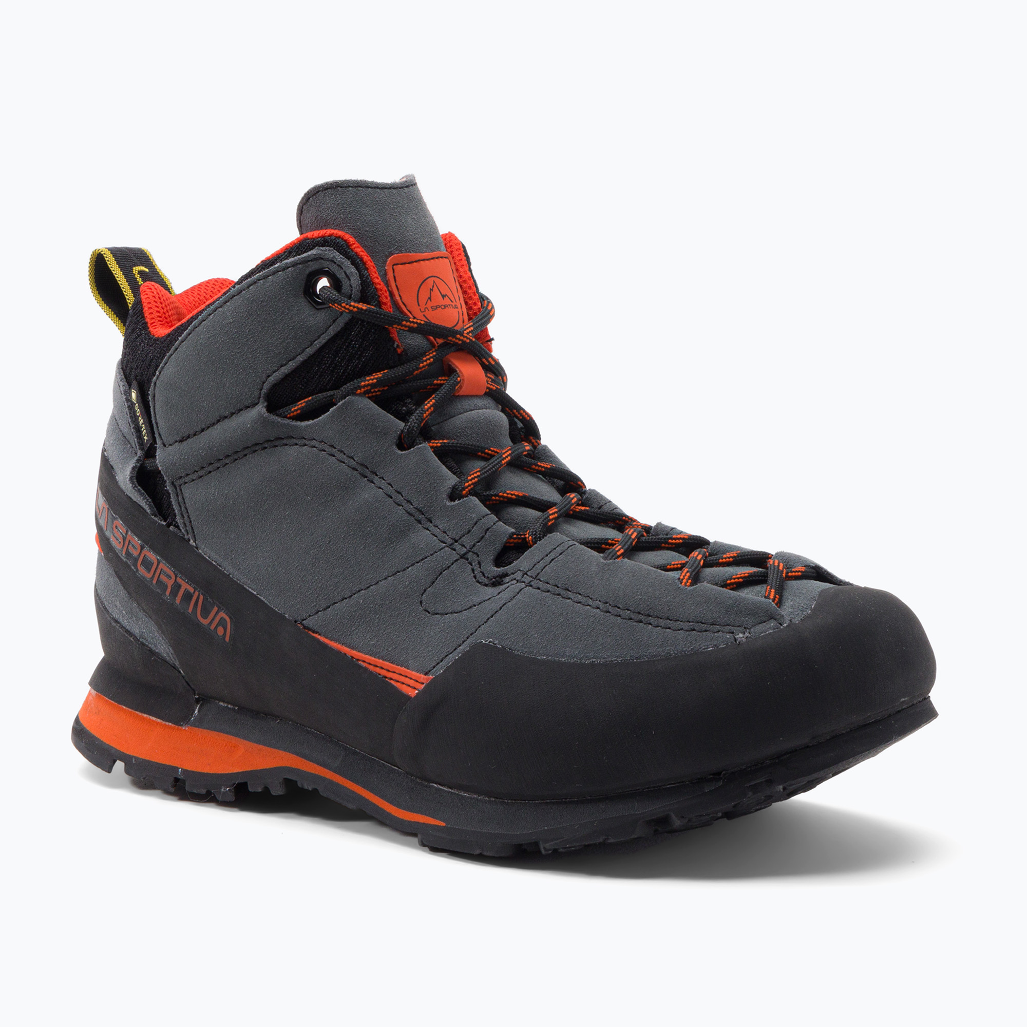 Zdjęcia - Buty trekkingowe La Sportiva Buty podejściowe męskie  Boulder X Mid carbon flame | WYSYŁKA W 