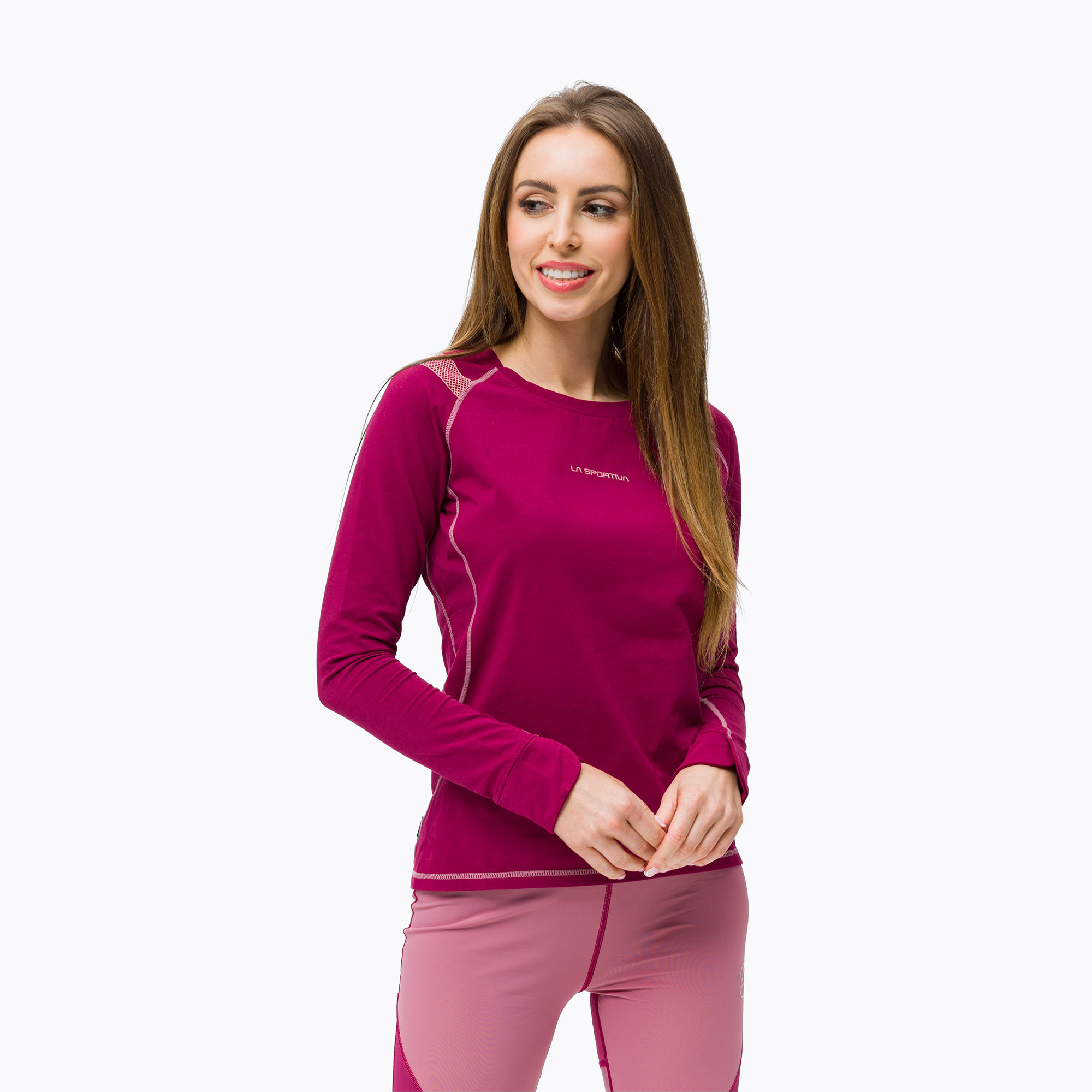 Longsleeve wspinaczkowy damski La Sportiva Futura red plum | WYSYŁKA W 24H | 30 DNI NA ZWROT