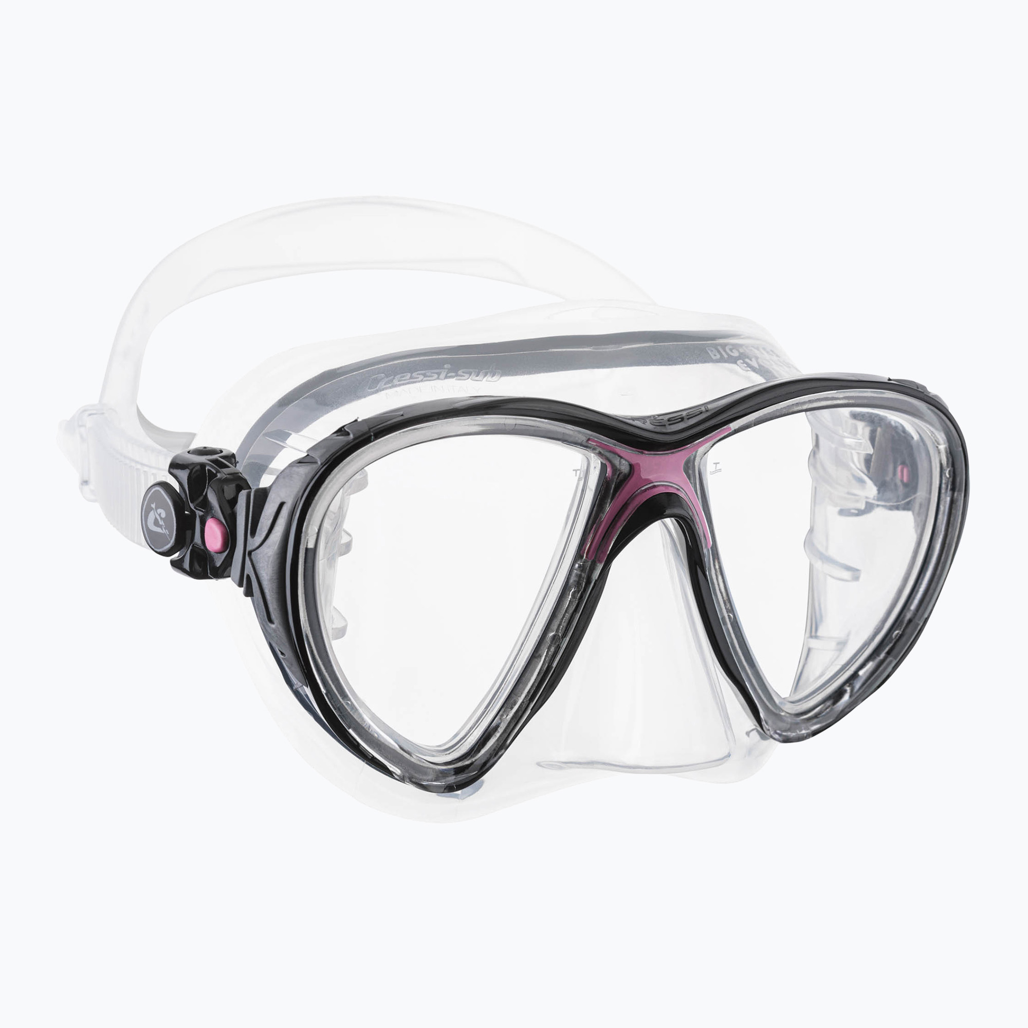 Maska do nurkowania Cressi Big Eyes Evolution clear/pink | WYSYŁKA W 24H | 30 DNI NA ZWROT