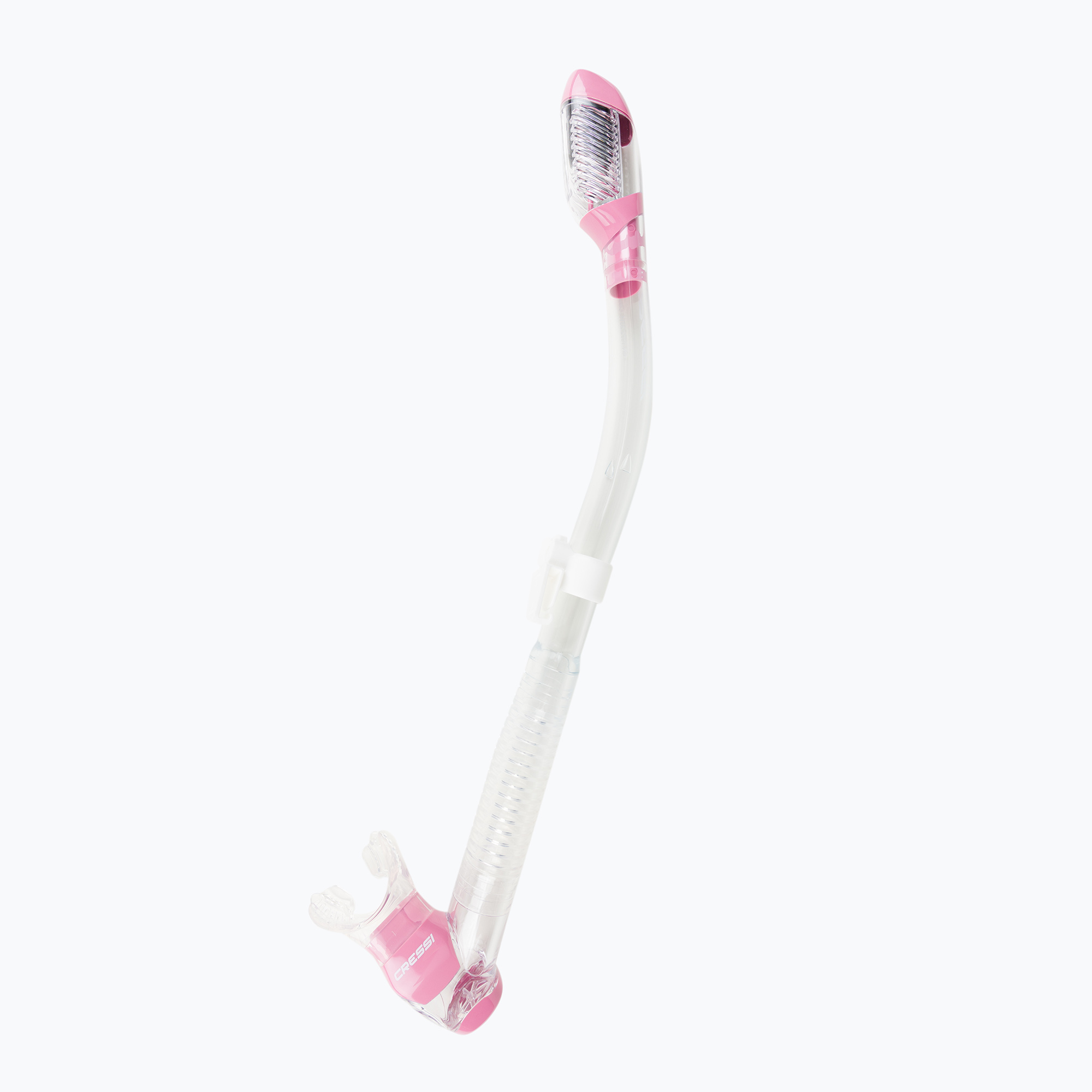 Fajka do nurkowania Cressi Dry clear/pink 