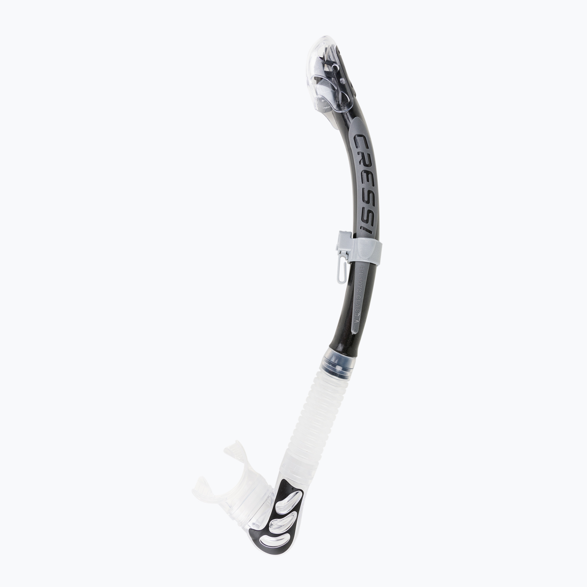 Fajka do nurkowania Cressi Alpha Ultra Dry clear/black/silver 