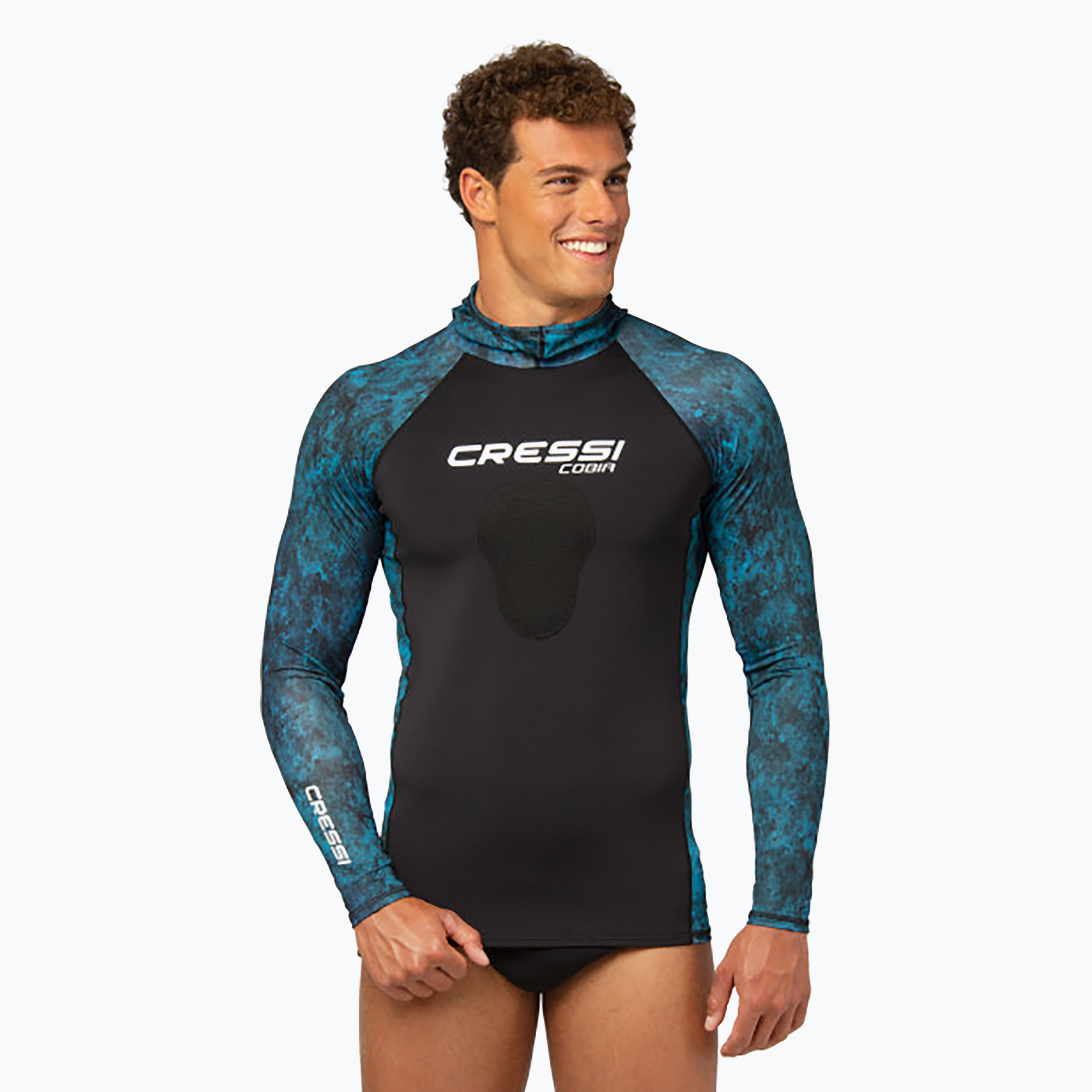 Longsleeve do pływania męski Cressi Cobia Hunter camo blue 