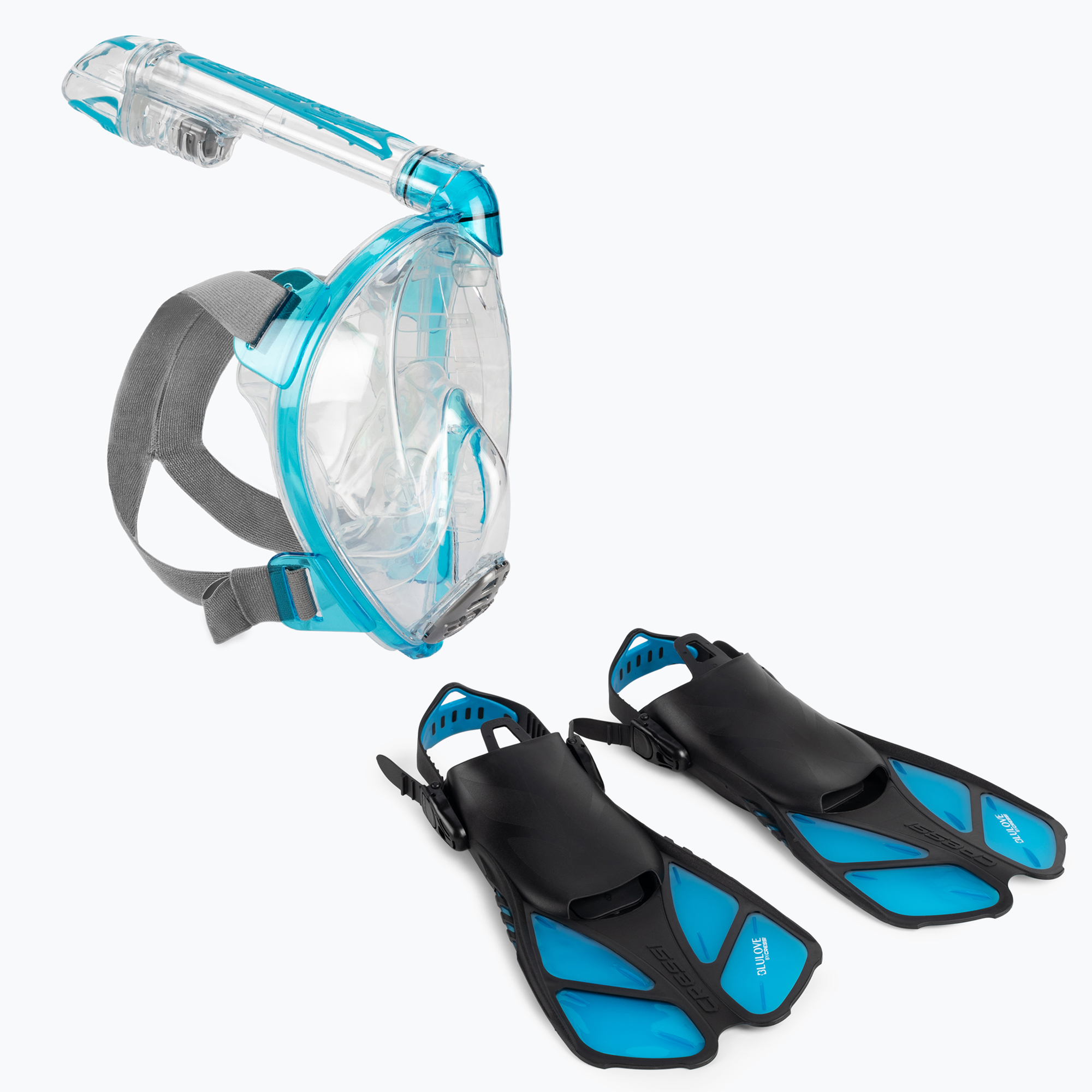 Zestaw do snorkelingu Cressi Duke Bonete Net Bag translucent aquamarine | WYSYŁKA W 24H | 30 DNI NA ZWROT