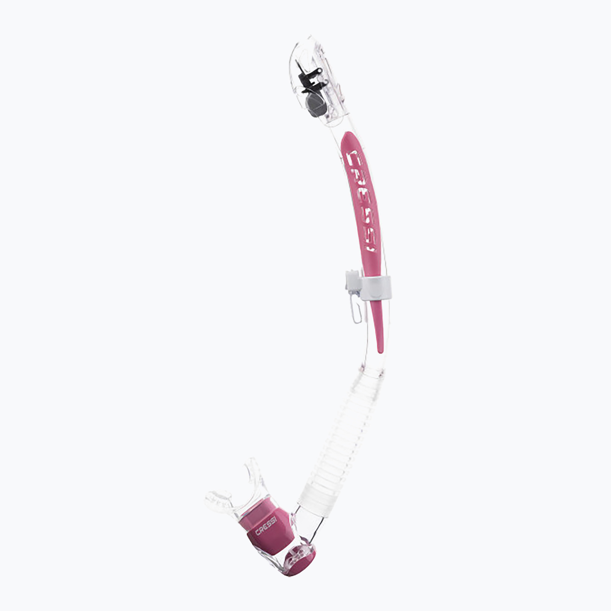 Fajka do nurkowania Cressi Itaca Ultra Dry clear/pink 