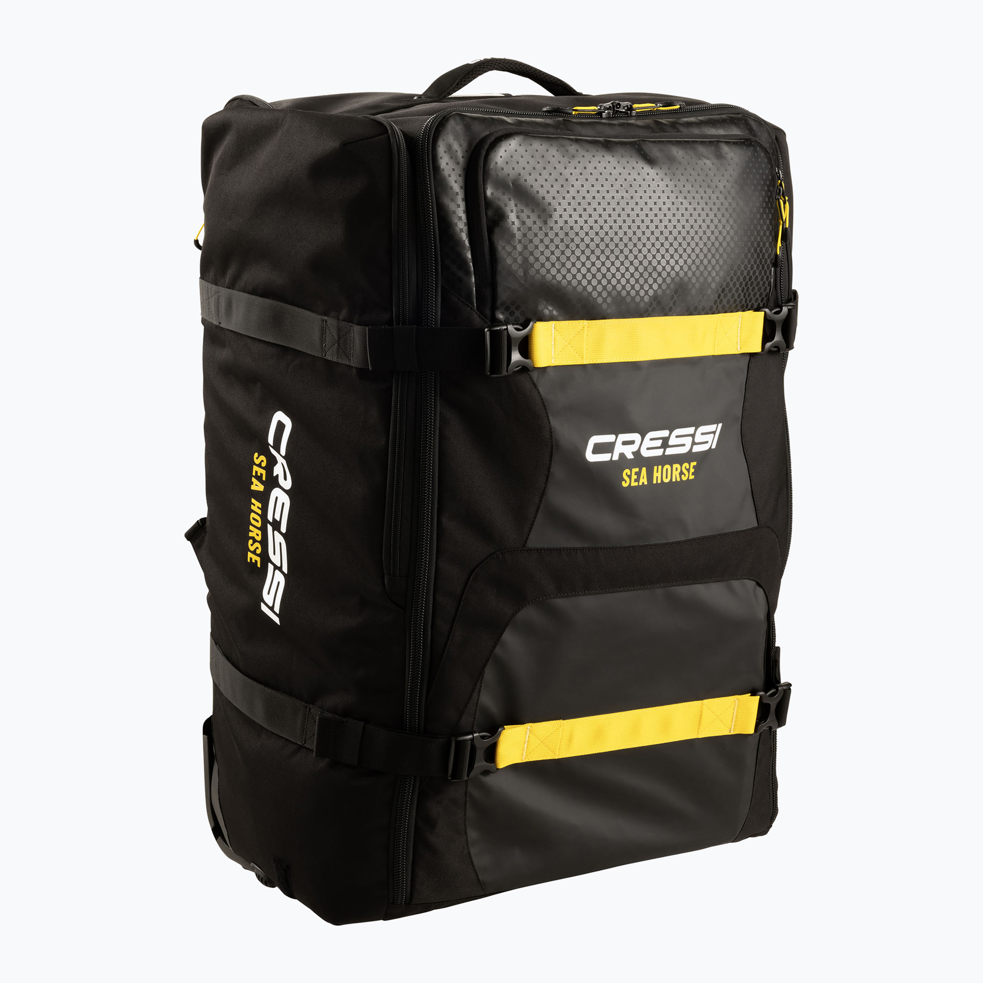 Torba podróżna Cressi Sea Horse 152 l black/yellow 