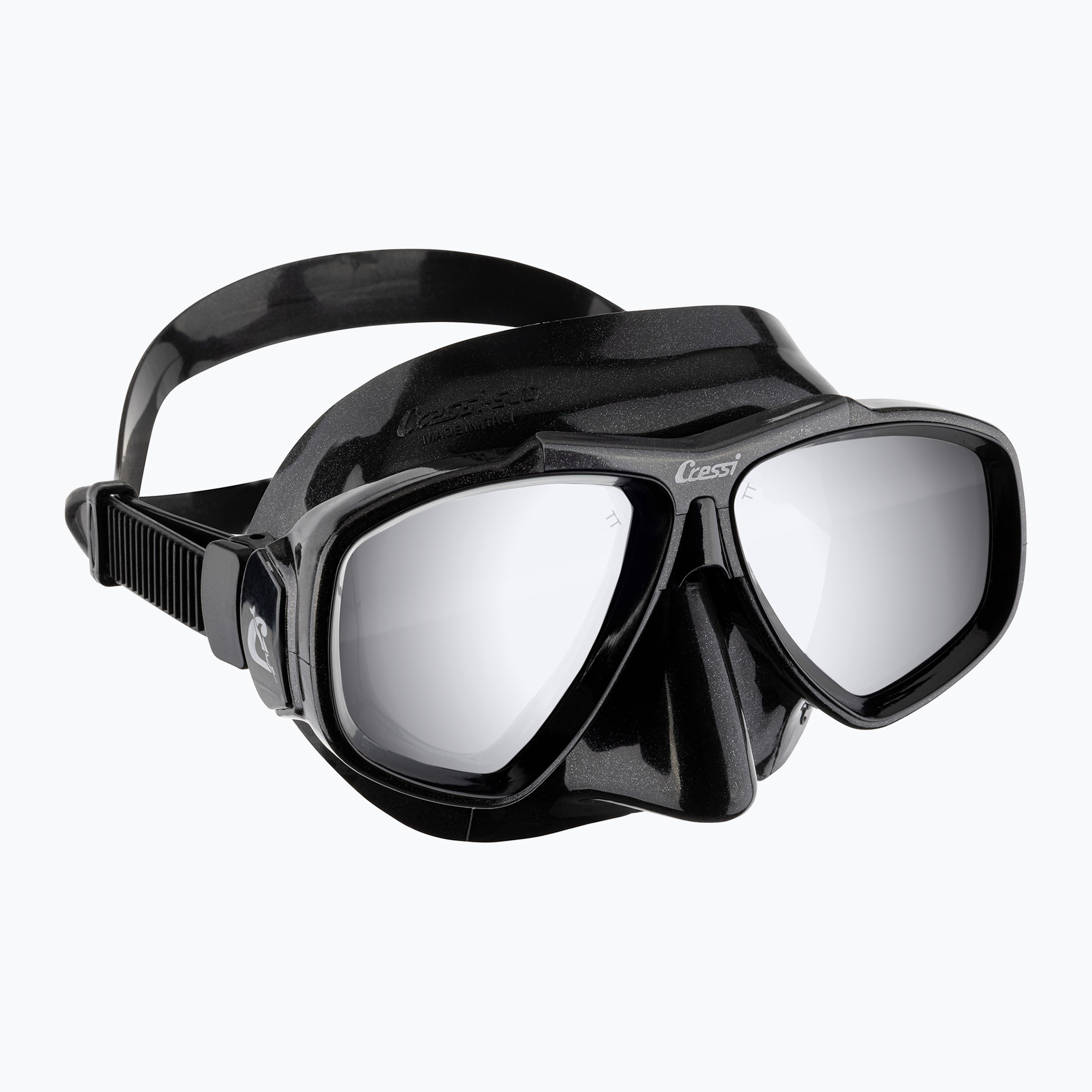 Maska do nurkowania Cressi Focus black/black/silver 