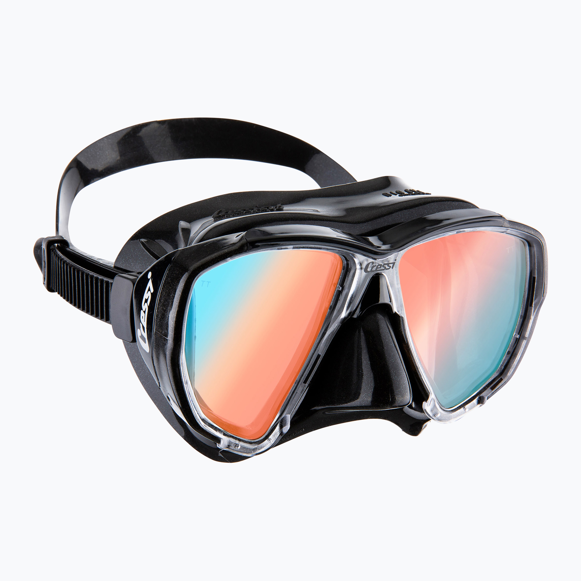 Maska do nurkowania Cressi Big Eyes blue/orange/clear/azure 