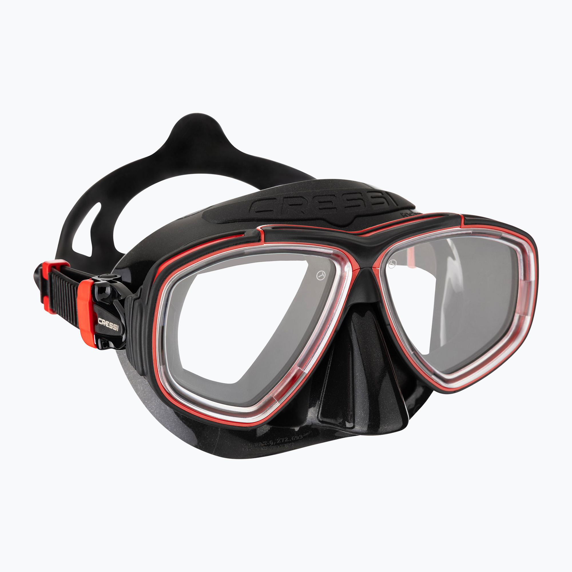 Maska do nurkowania Cressi Prisma black/red 