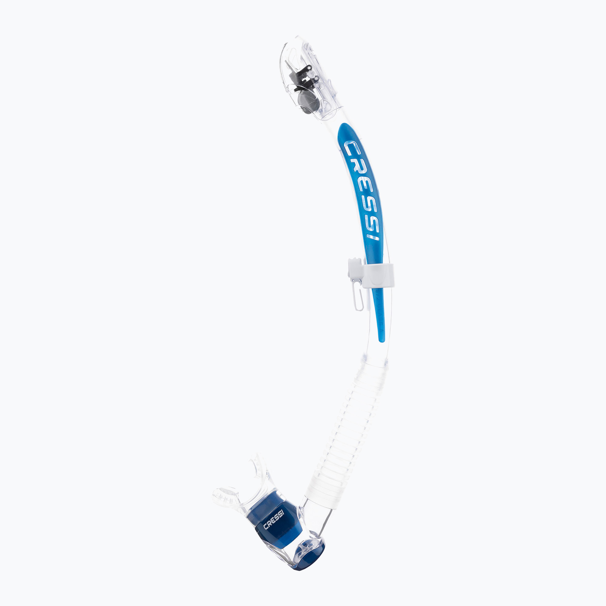 Fajka do nurkowania Cressi Itaca Ultra Dry clear/aquamarine 