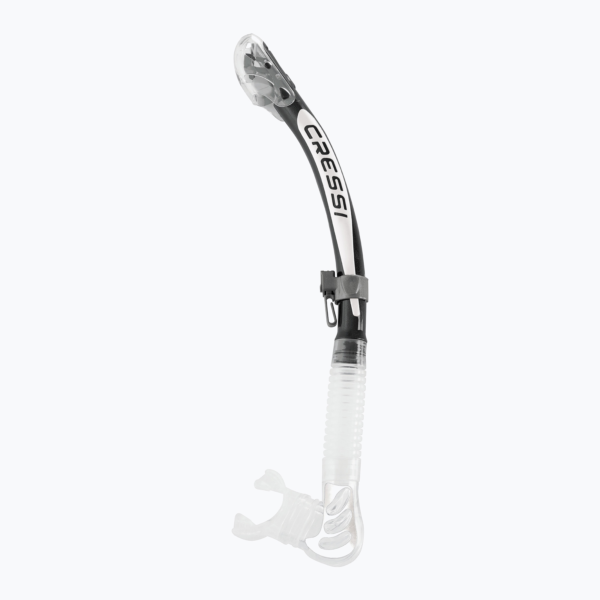 Fajka do nurkowania Cressi Alpha Ultra Dry clear/black/white 
