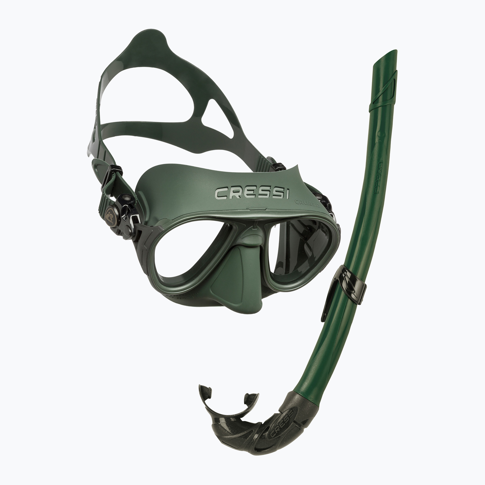 Zestaw do nurkowania Cressi Calibro + Corsica green | WYSYŁKA W 24H | 30 DNI NA ZWROT