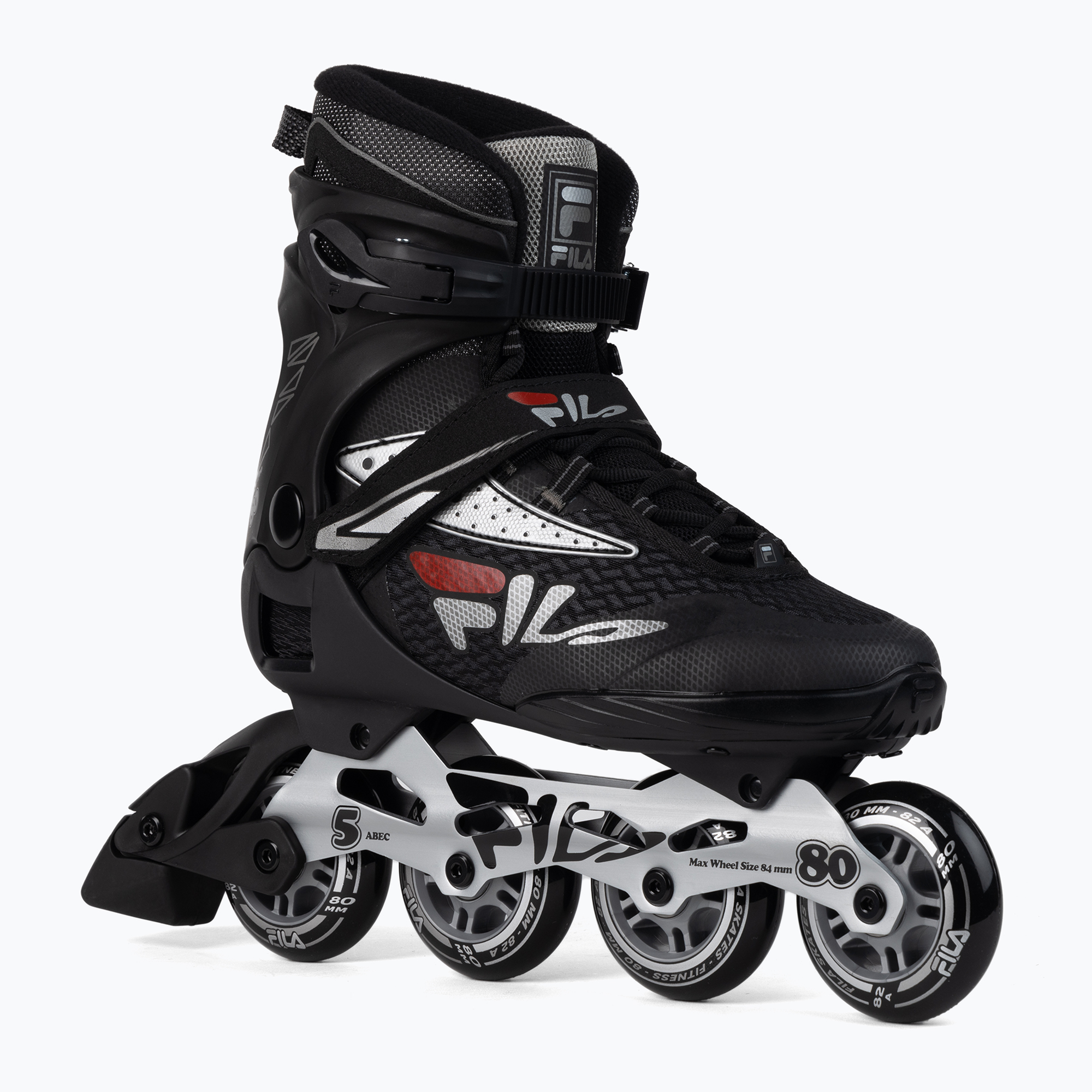 Rolki męskie FILA Legacy Pro 80 black/silver/red | WYSYŁKA W 24H | 30 DNI NA ZWROT