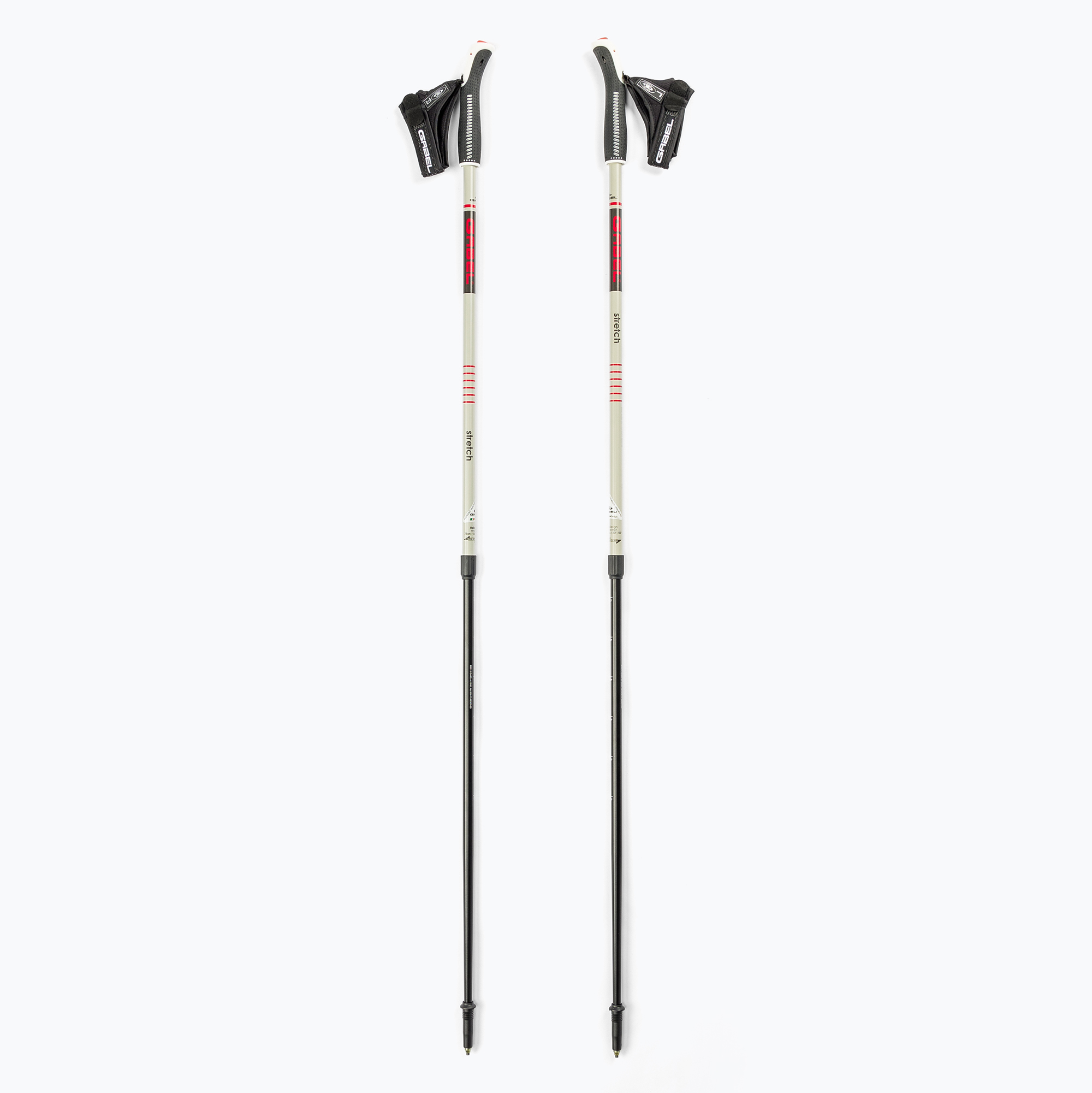 Kije nordic walking GABEL Strech ICE szare 7008352630000 