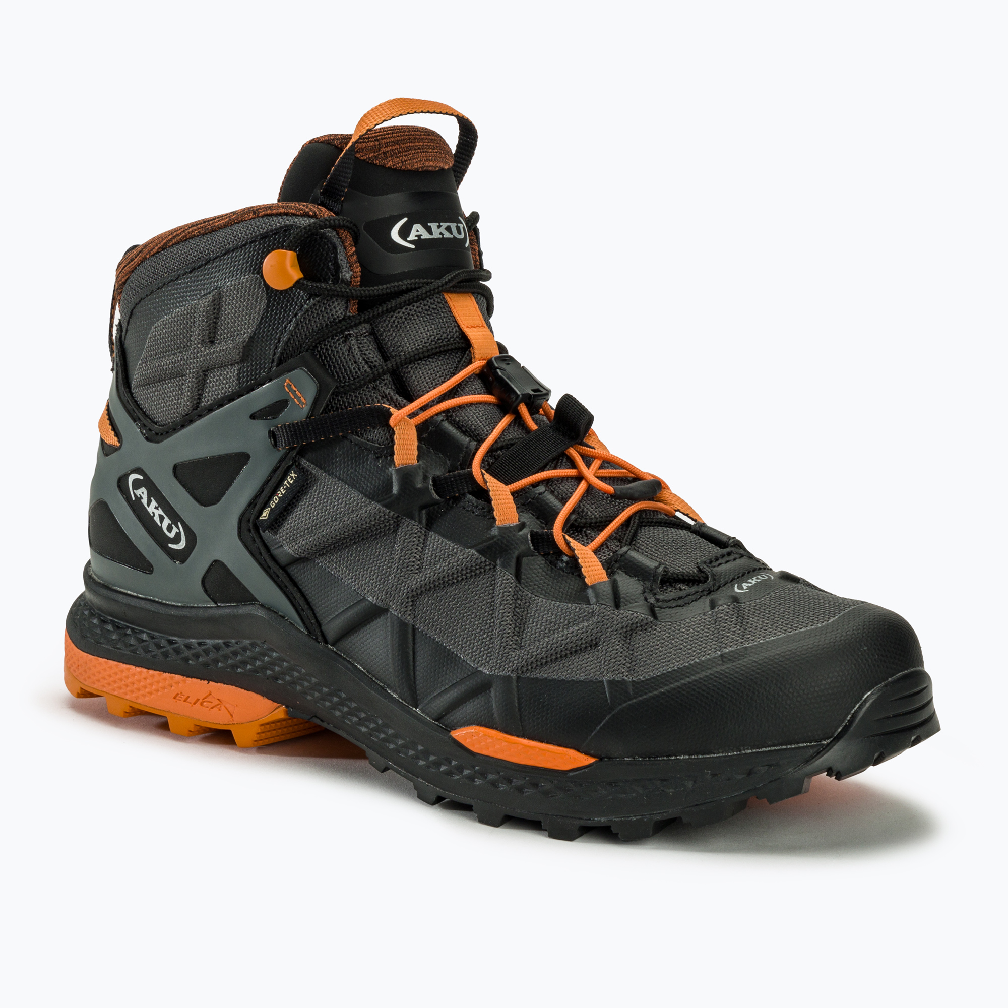 Zdjęcia - Buty trekkingowe Buty turystyczne męskie AKU Rocket Mid DFS GTX black/orange | WYSYŁKA W 24