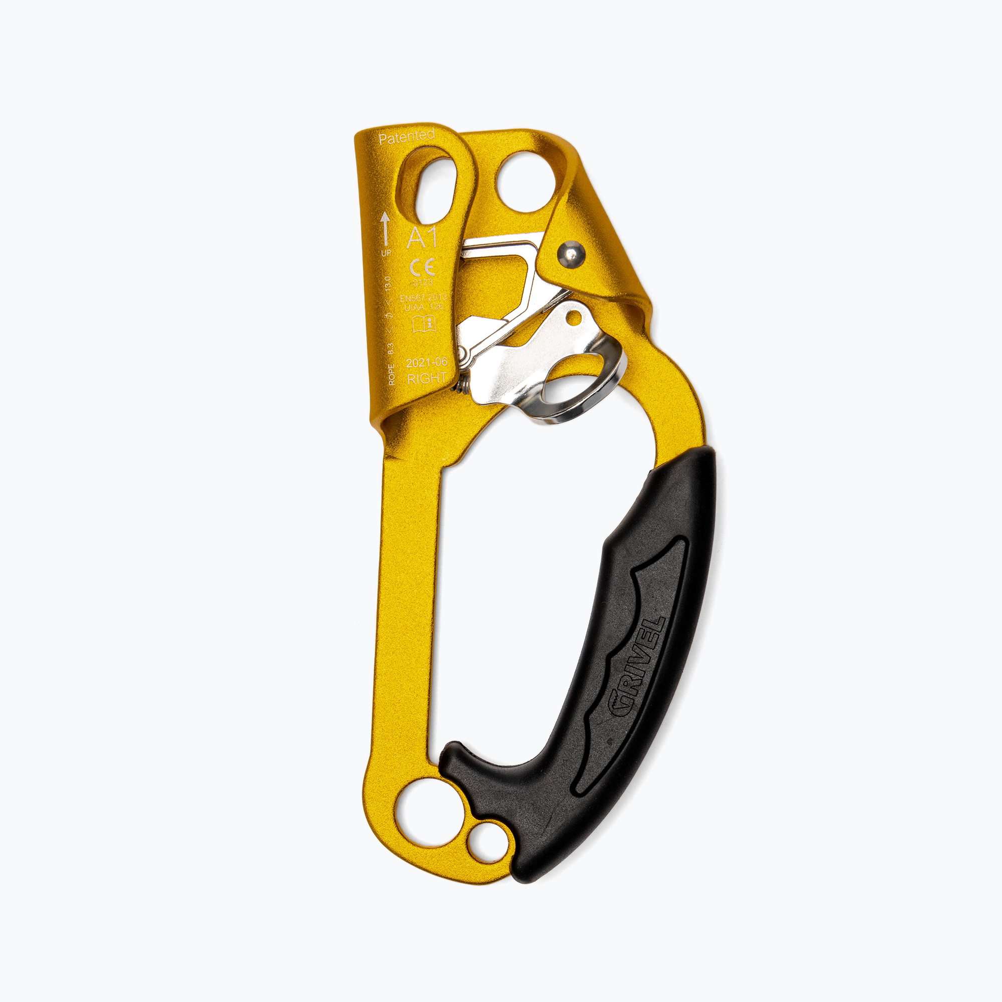 Zacisk wspinaczkowy Grivel A1 Ascender Right yellow 