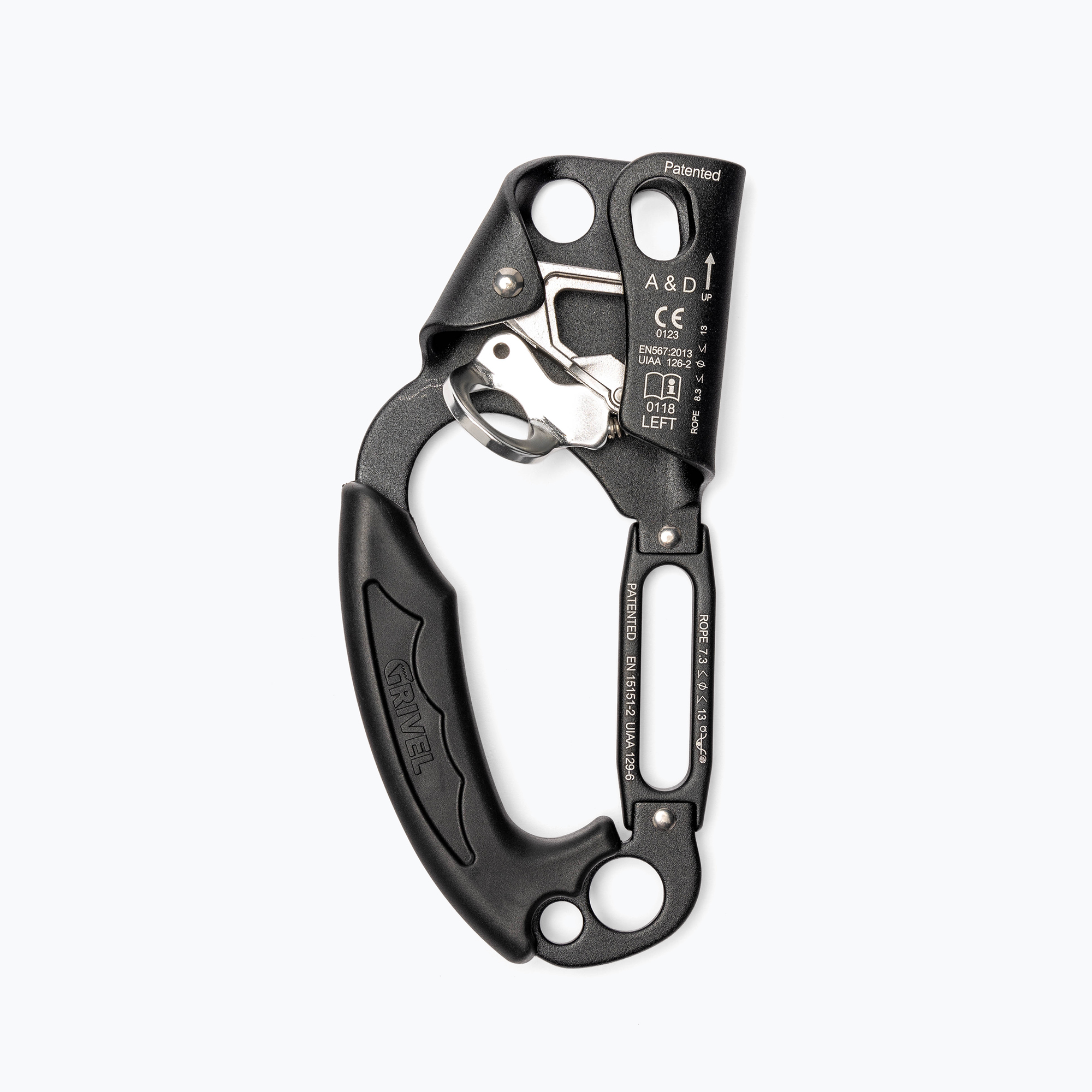 Zacisk wspinaczkowy Grivel A&D Ascender Descender Left black | WYSYŁKA W 24H | 30 DNI NA ZWROT