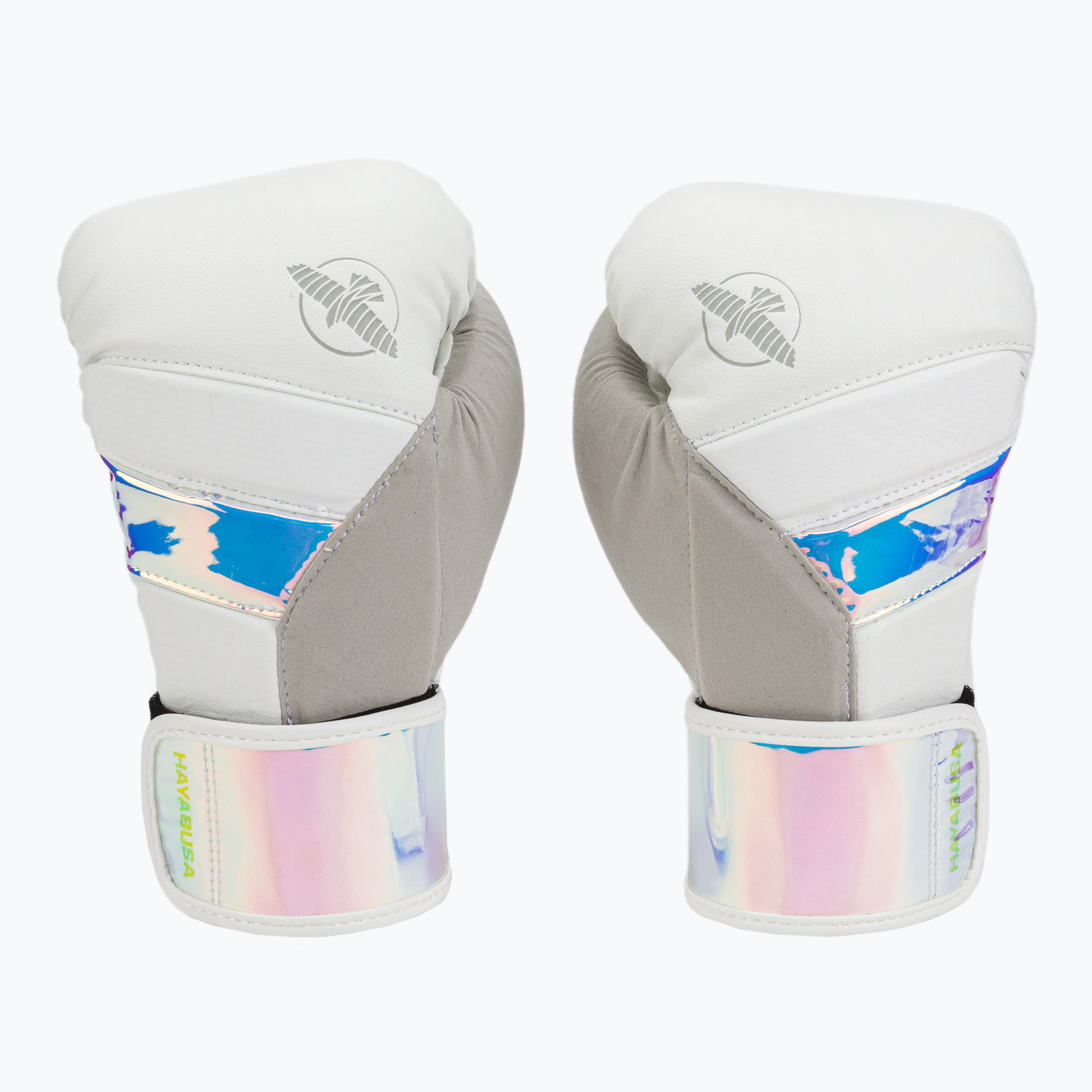 Rękawice bokserskie Hayabusa T3 white/iridescent 