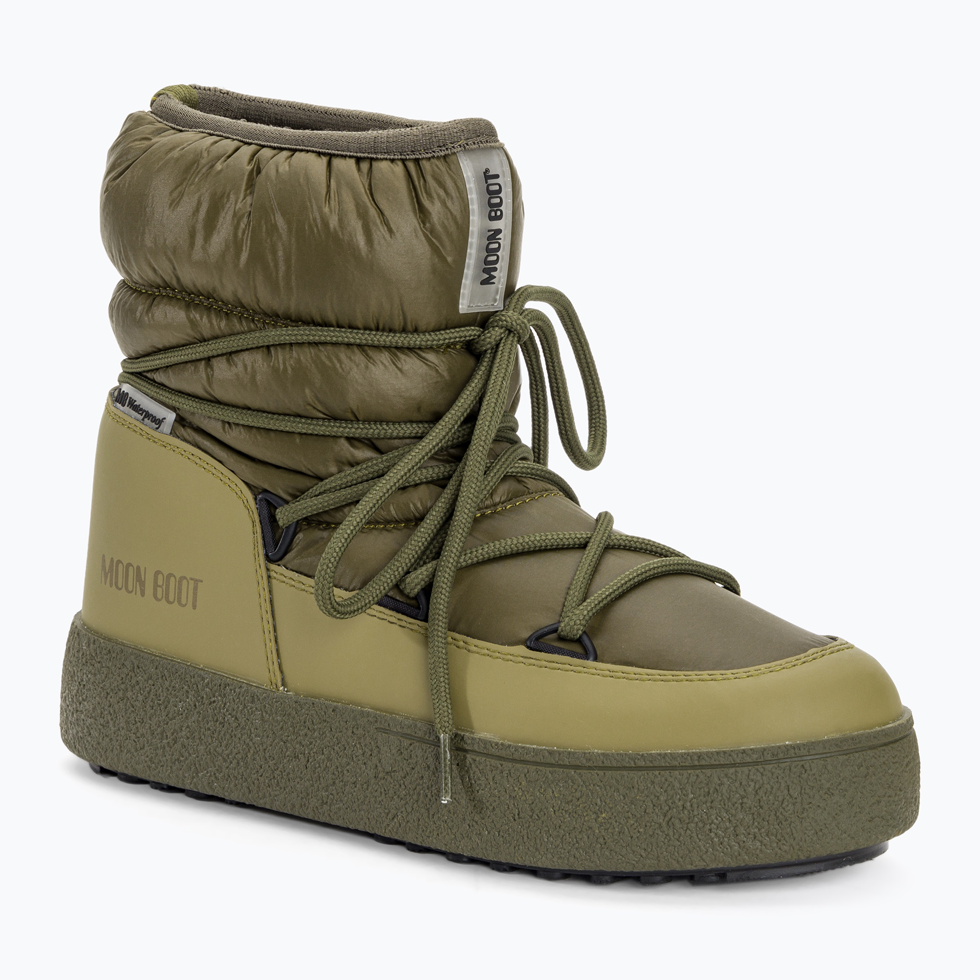 Śniegowce damskie Moon Boot Ltrack Low Nylon WP khaki | WYSYŁKA W 24H | 30 DNI NA ZWROT