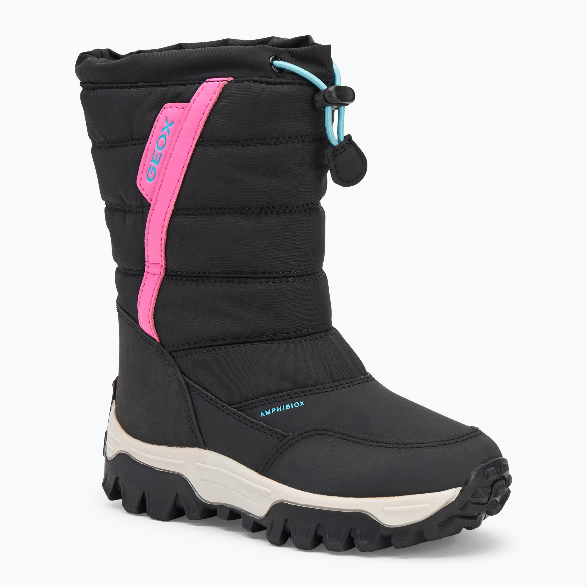 Śniegowce dziecięce Geox Himalaya ABX black / fuchsia | WYSYŁKA W 24H | 30 DNI NA ZWROT