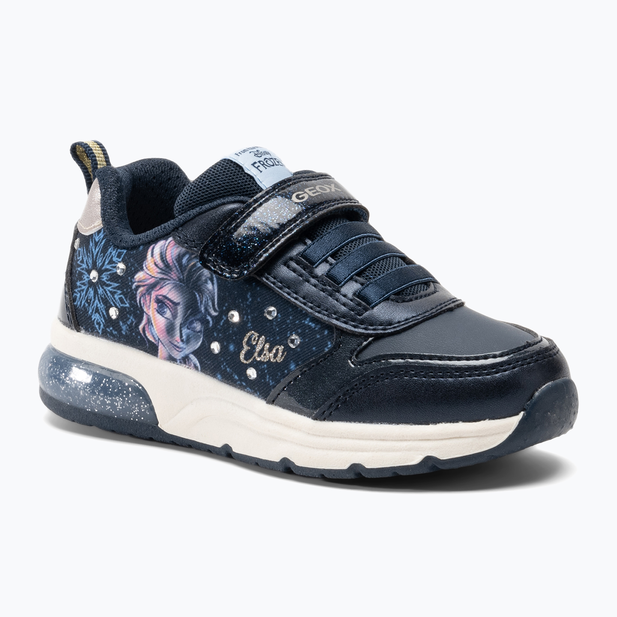Buty juniorskie Geox Spaceclub dark navy/platinum | WYSYŁKA W 24H | 30 DNI NA ZWROT